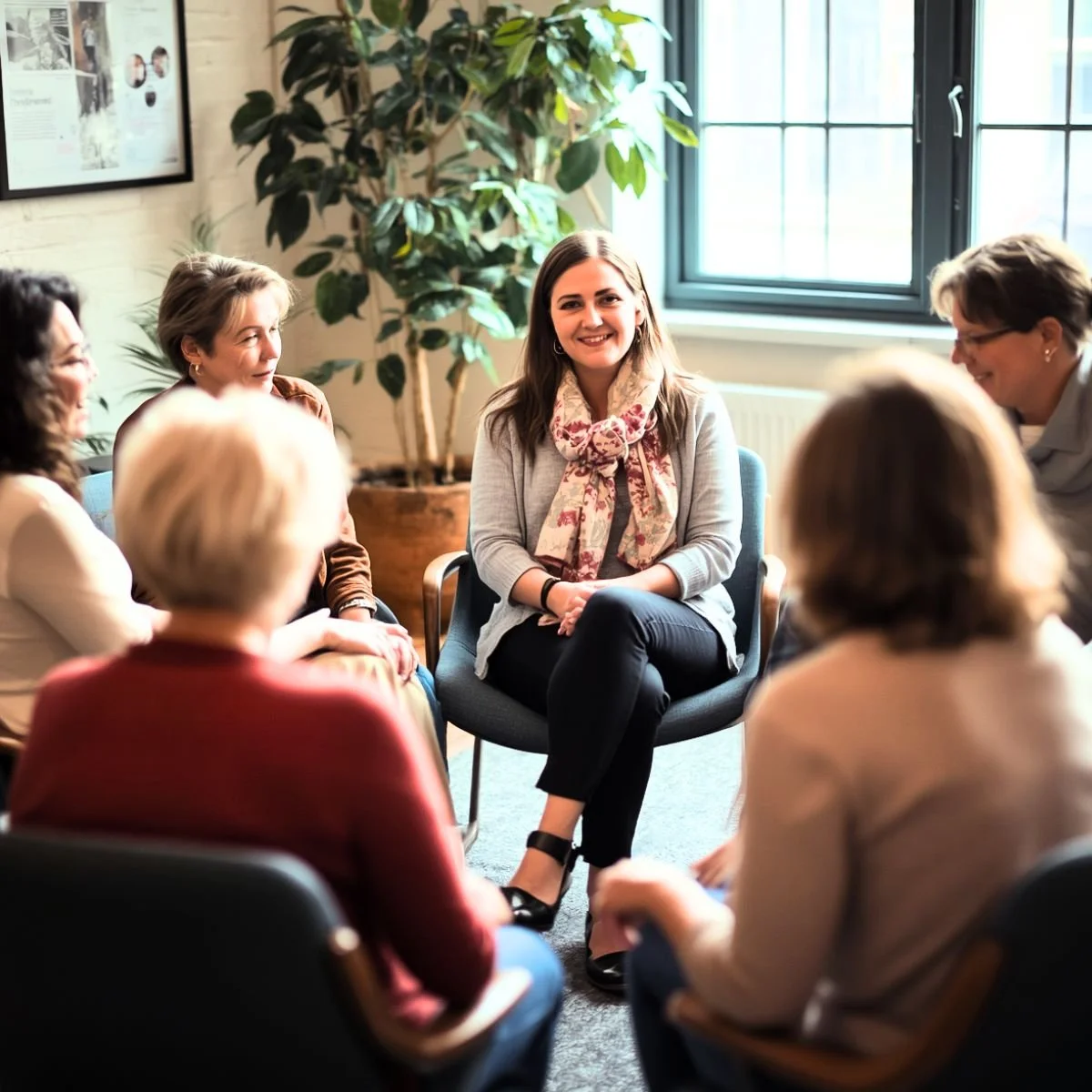 Women listening