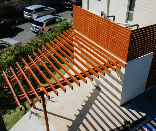 pergola i aluminium - knotwood
