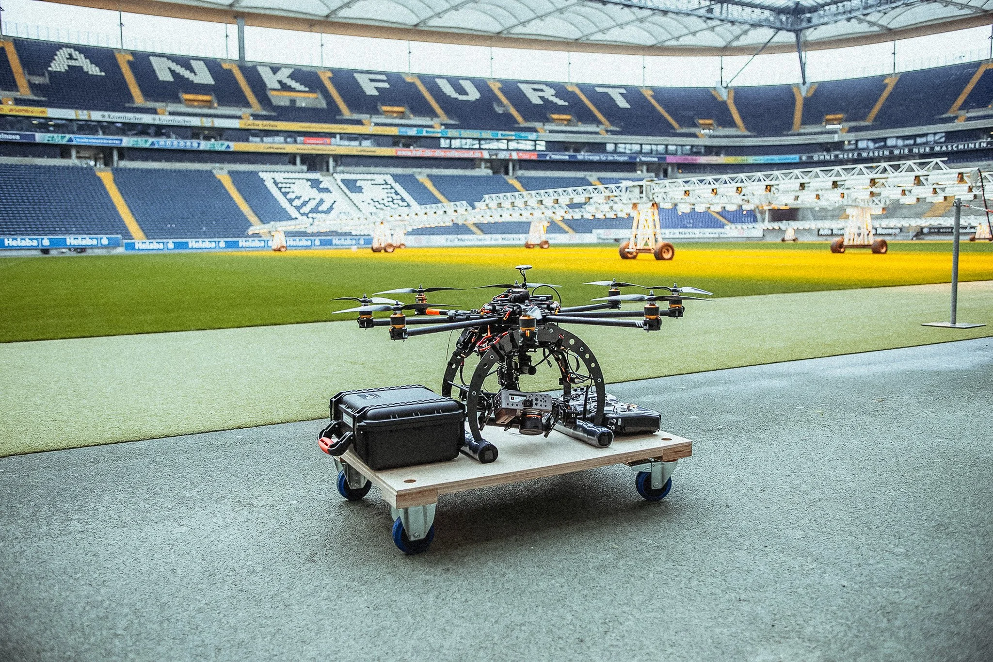 Drone Shots in Frankfurt Stadium