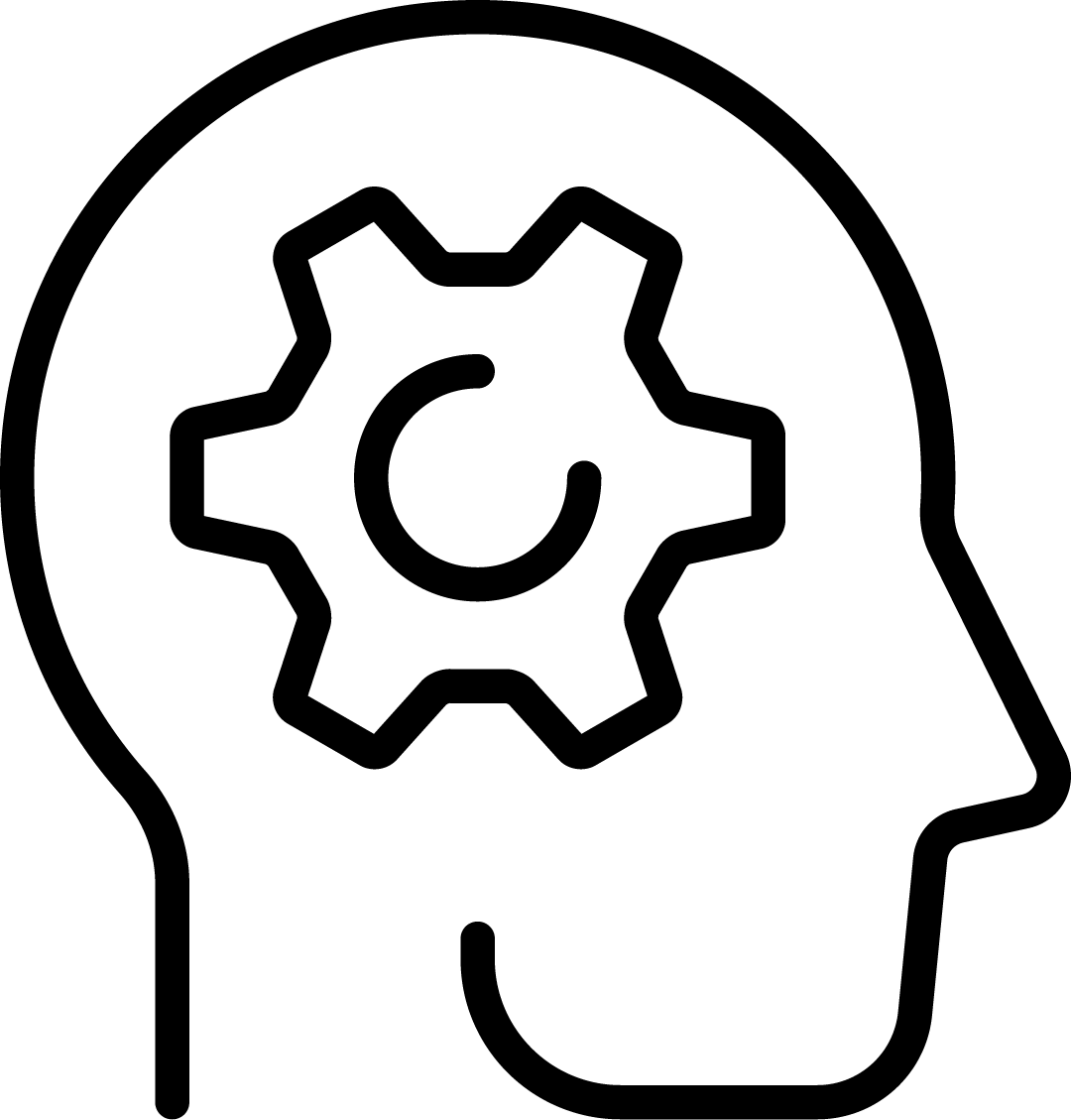 Ein Icon für die Konzeptualisierung eines Printprojekts.