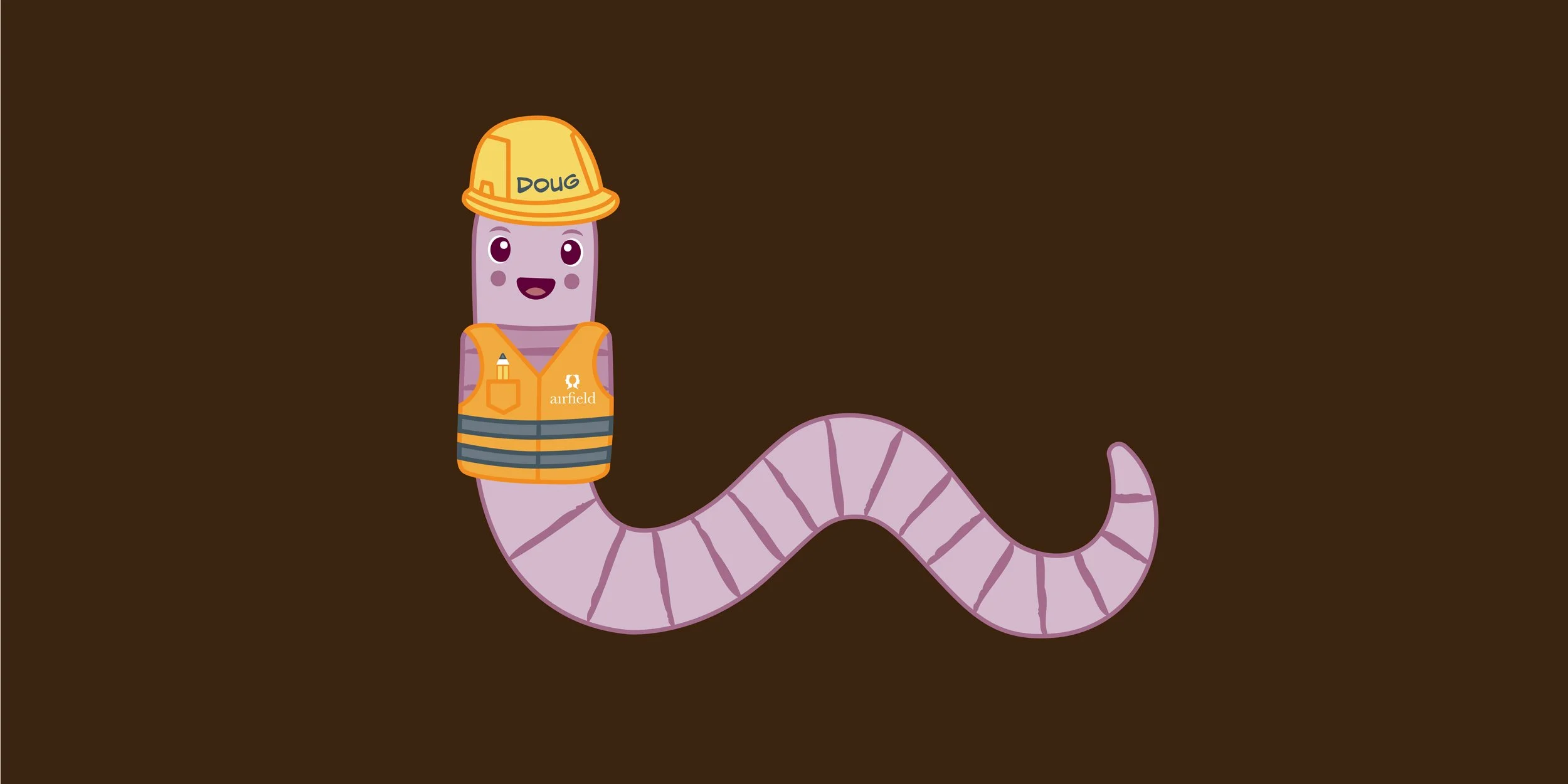 Airfield Estate: 'Doug' Character Illustration