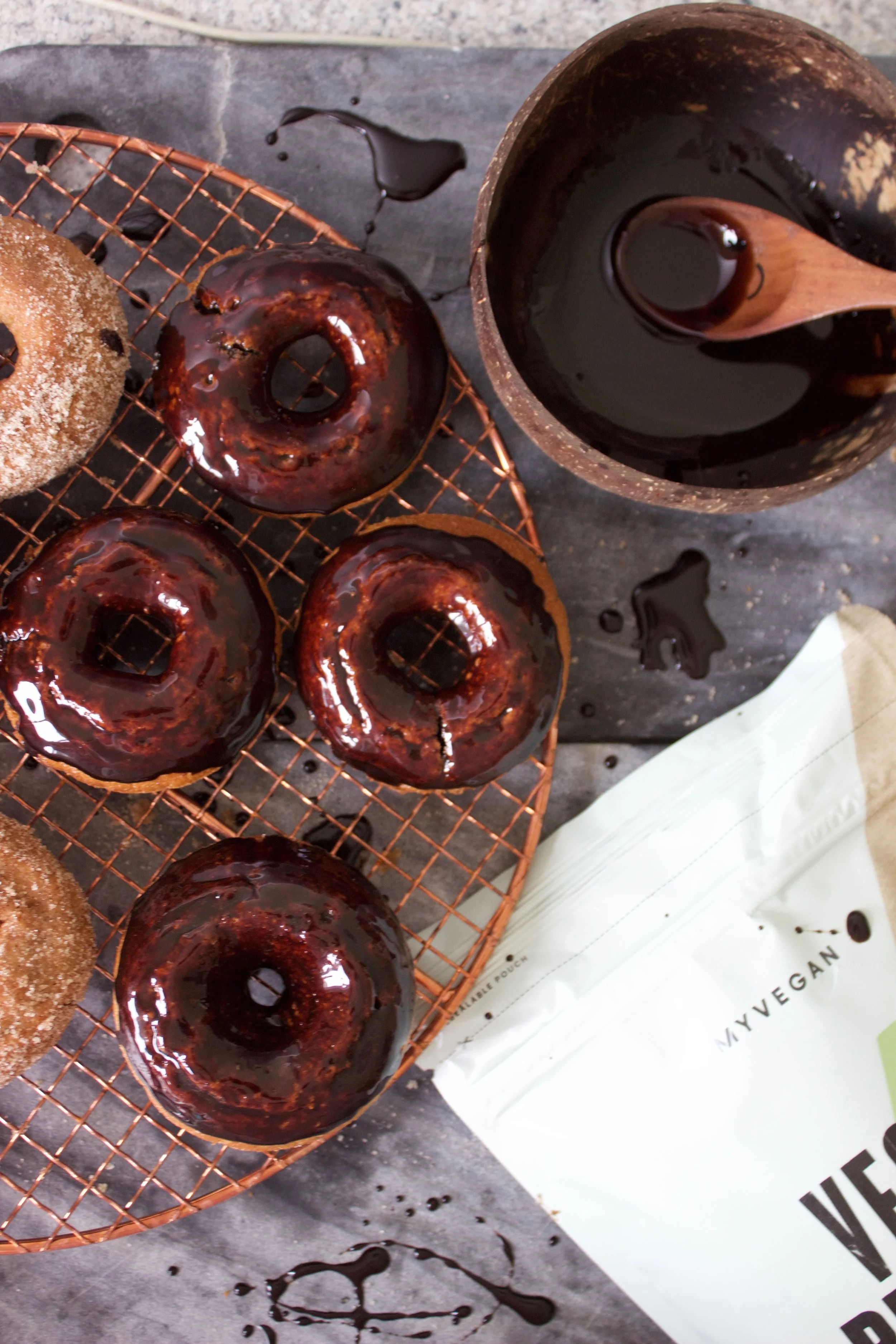 Baked protein donuts 