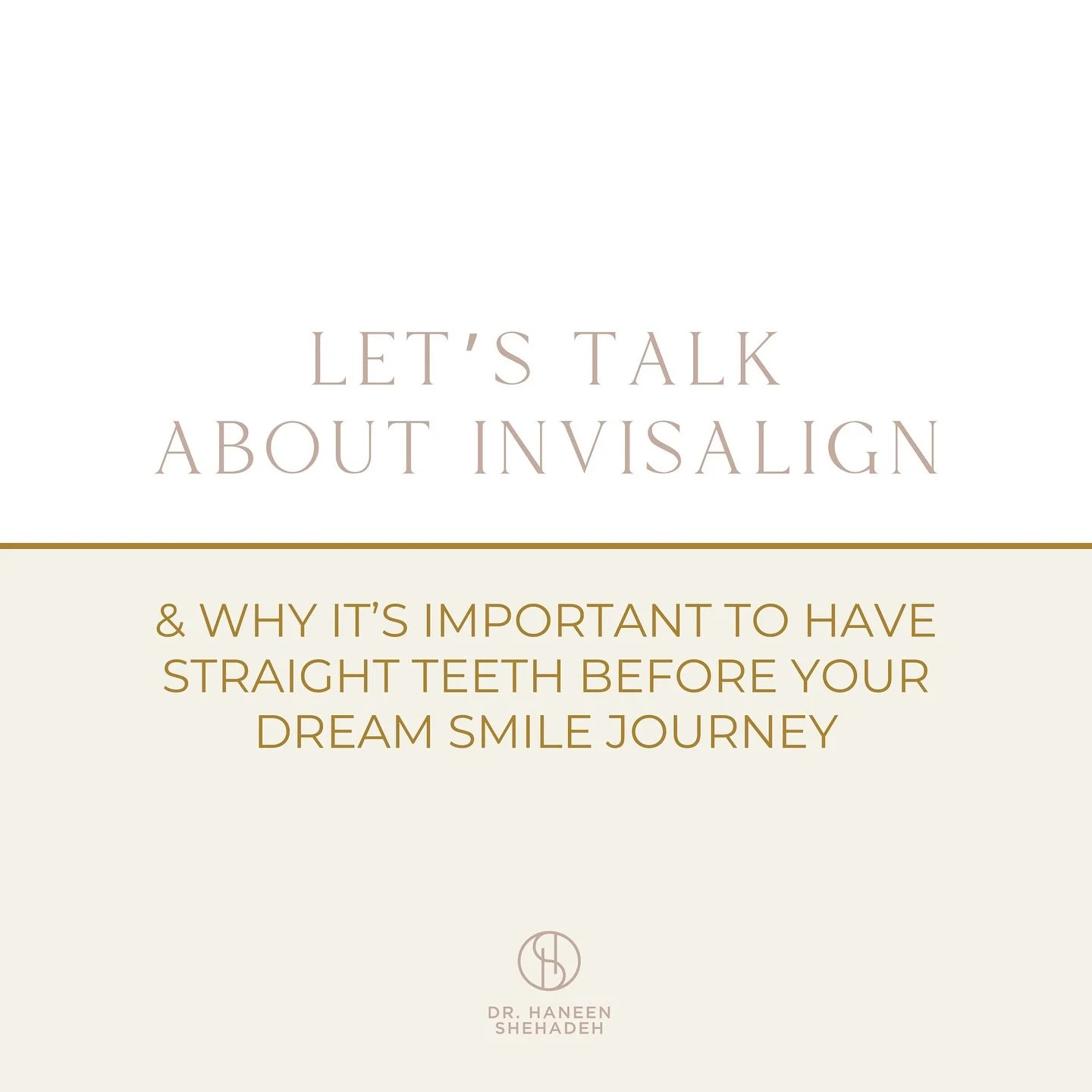 Did you know&hellip;

One of the first steps to beginning your dream smile journey is ensuring your teeth are straight and your oral health is optimal.

This important first step ensures your veneers fit perfectly and look completely natural. Plus, i