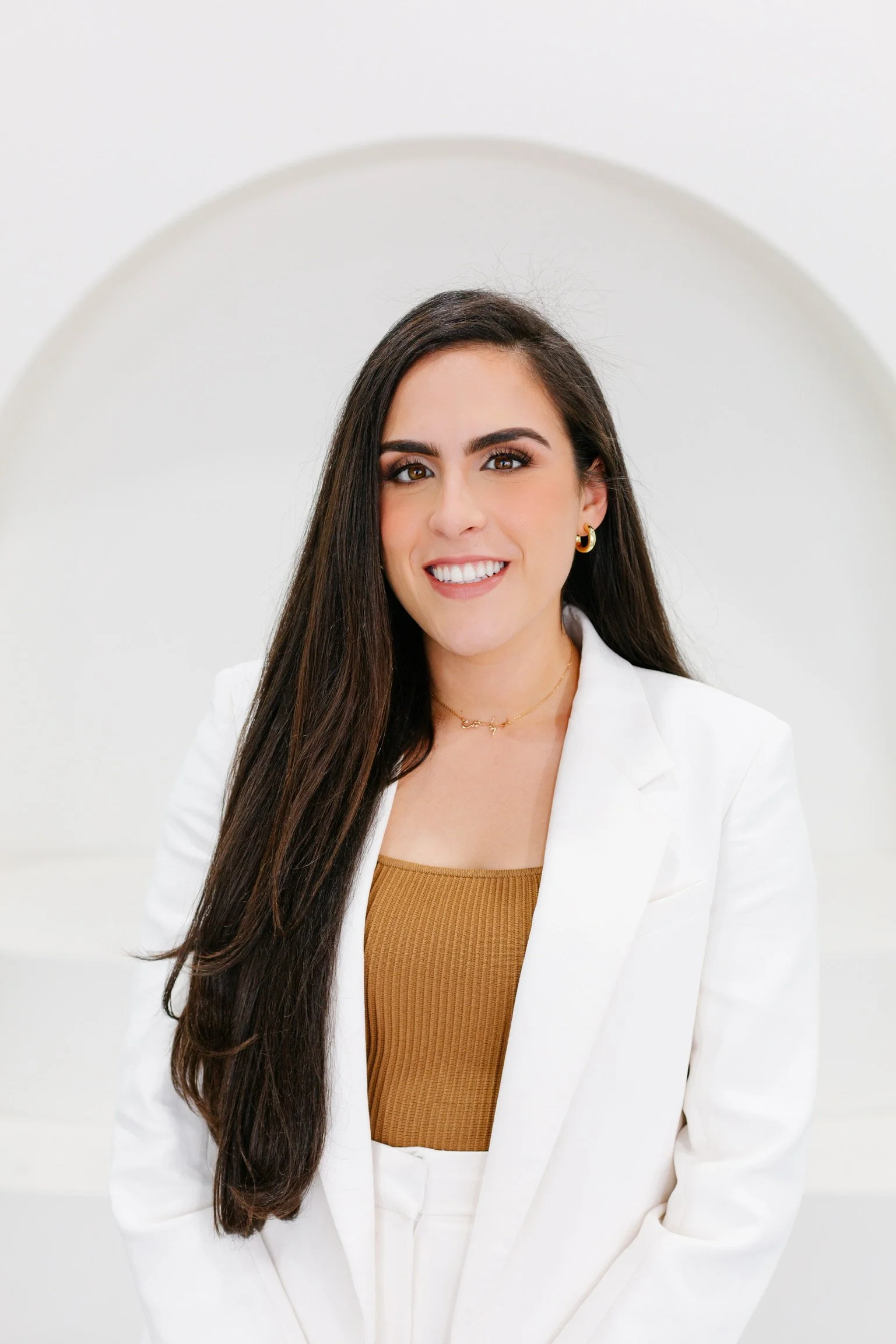 Dr. Shehadeh showcasing her smile. She is a Cosmetic and General Dentist based in Deerfield, FL.  Specializing in porcelain veneers.