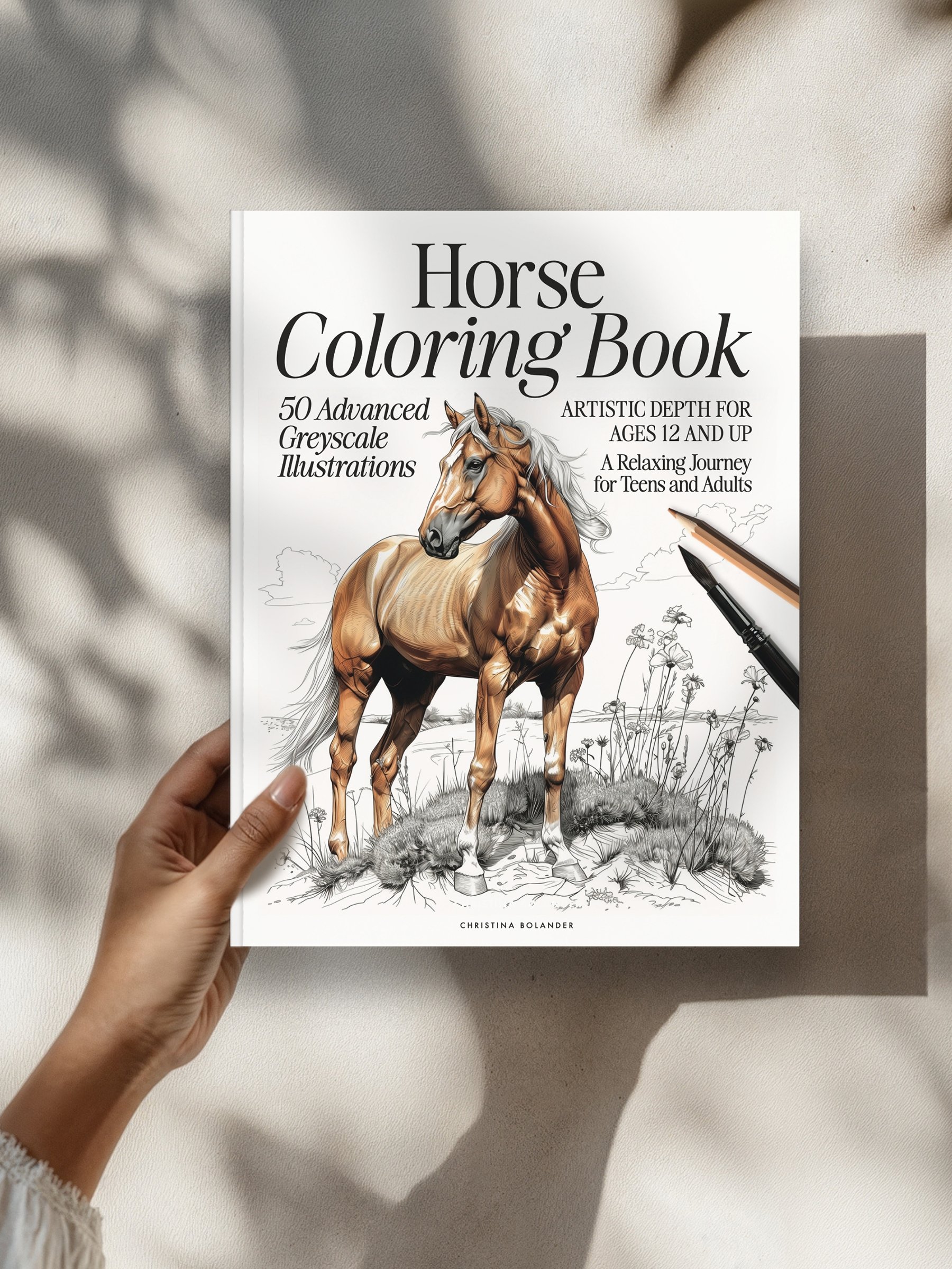 My horse coloring book