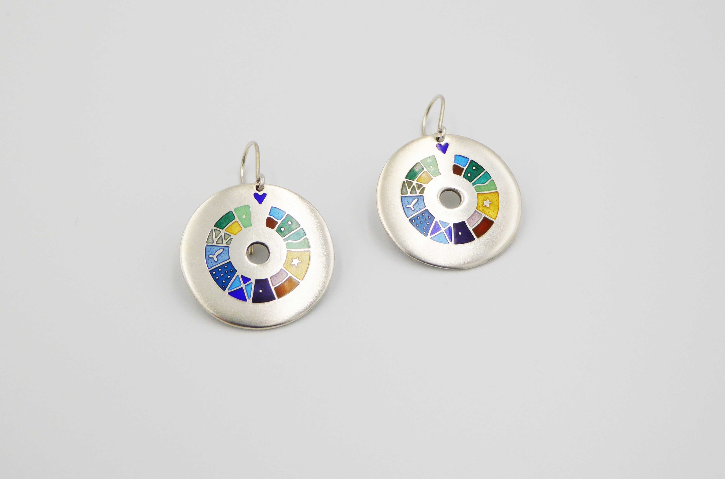 Earrings by Jane Moore, Leamington Spa, UK