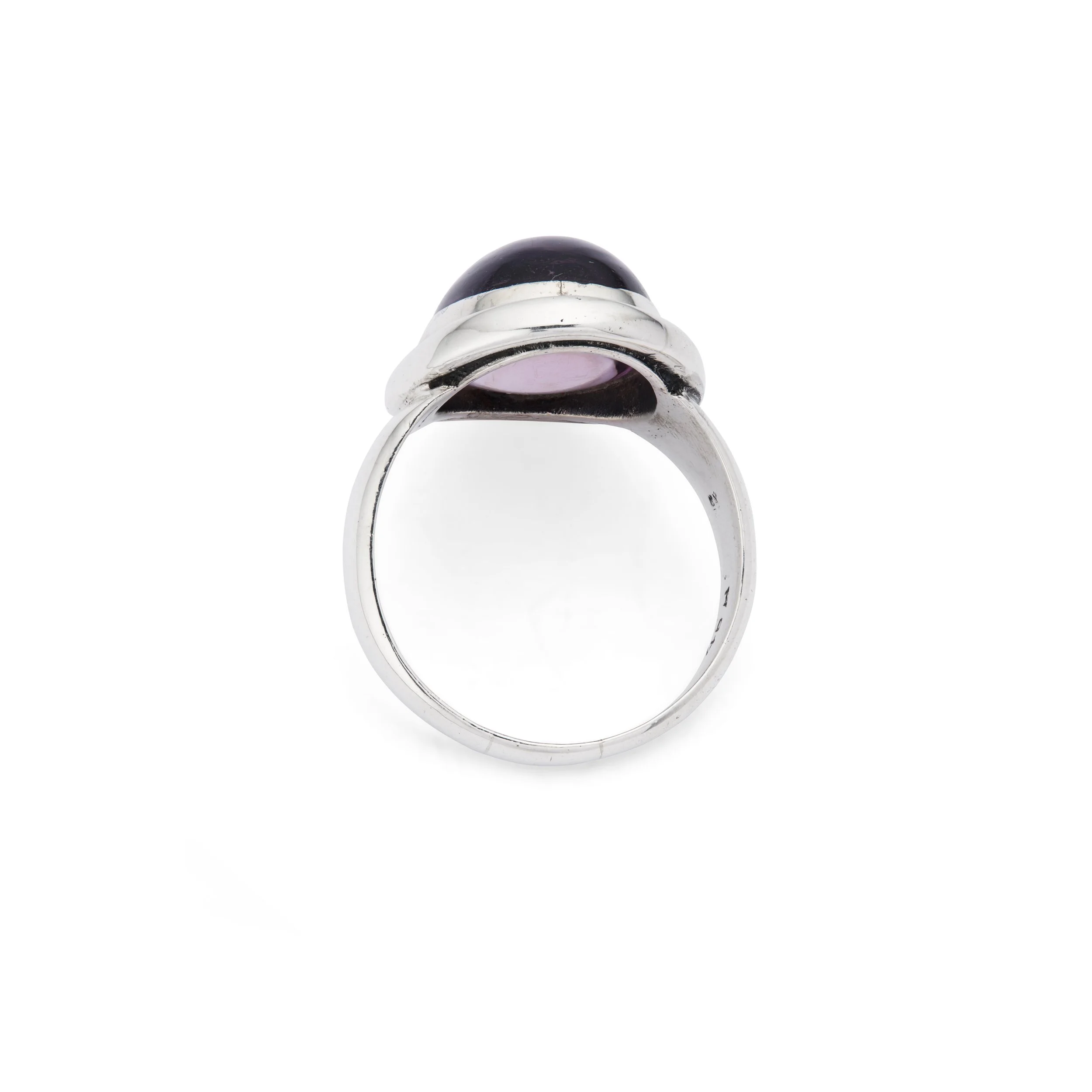 Modernist ring by Georg Jensen, designed by Harald Nielsen, Denmark, c.1950 - side 3