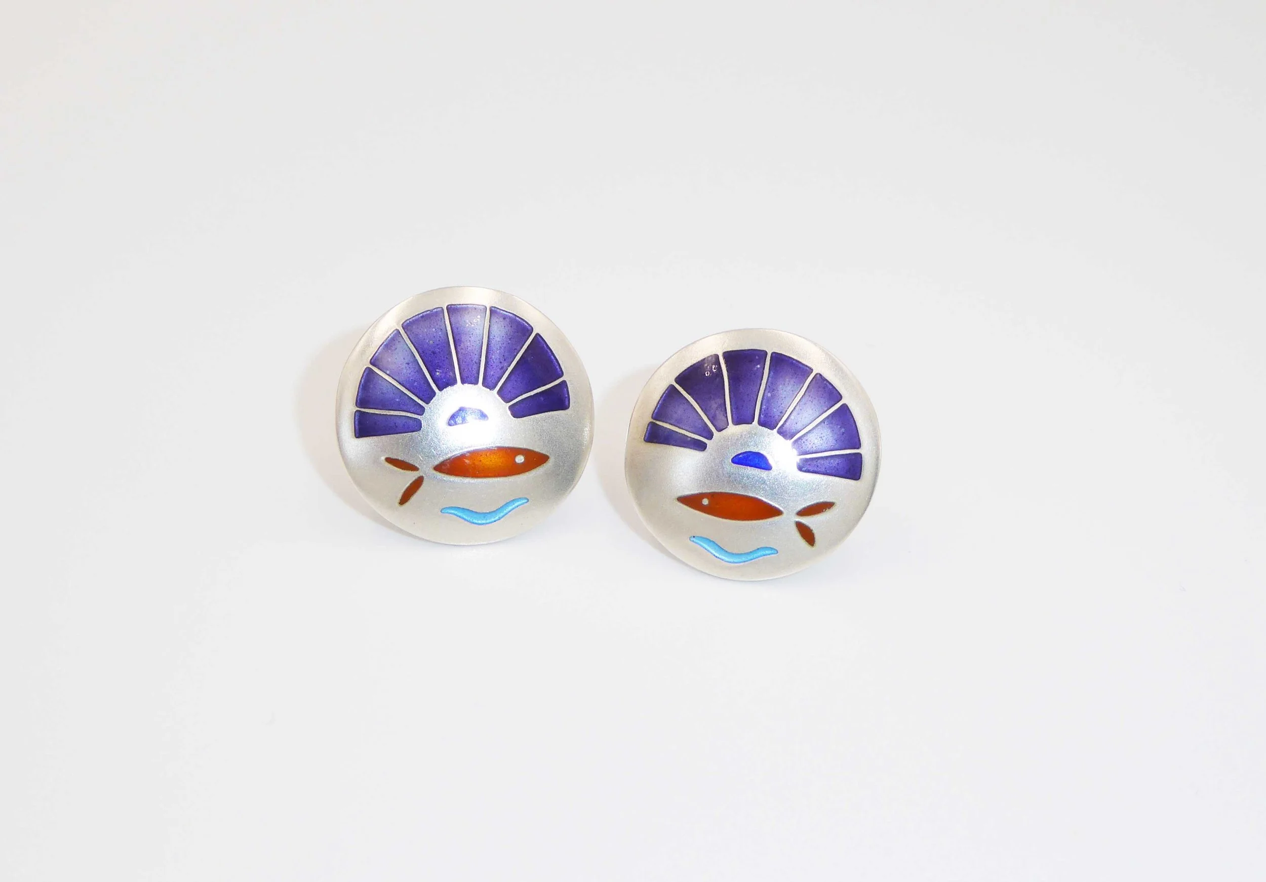 Earrings by Jane Moore, Leamington Spa, UK