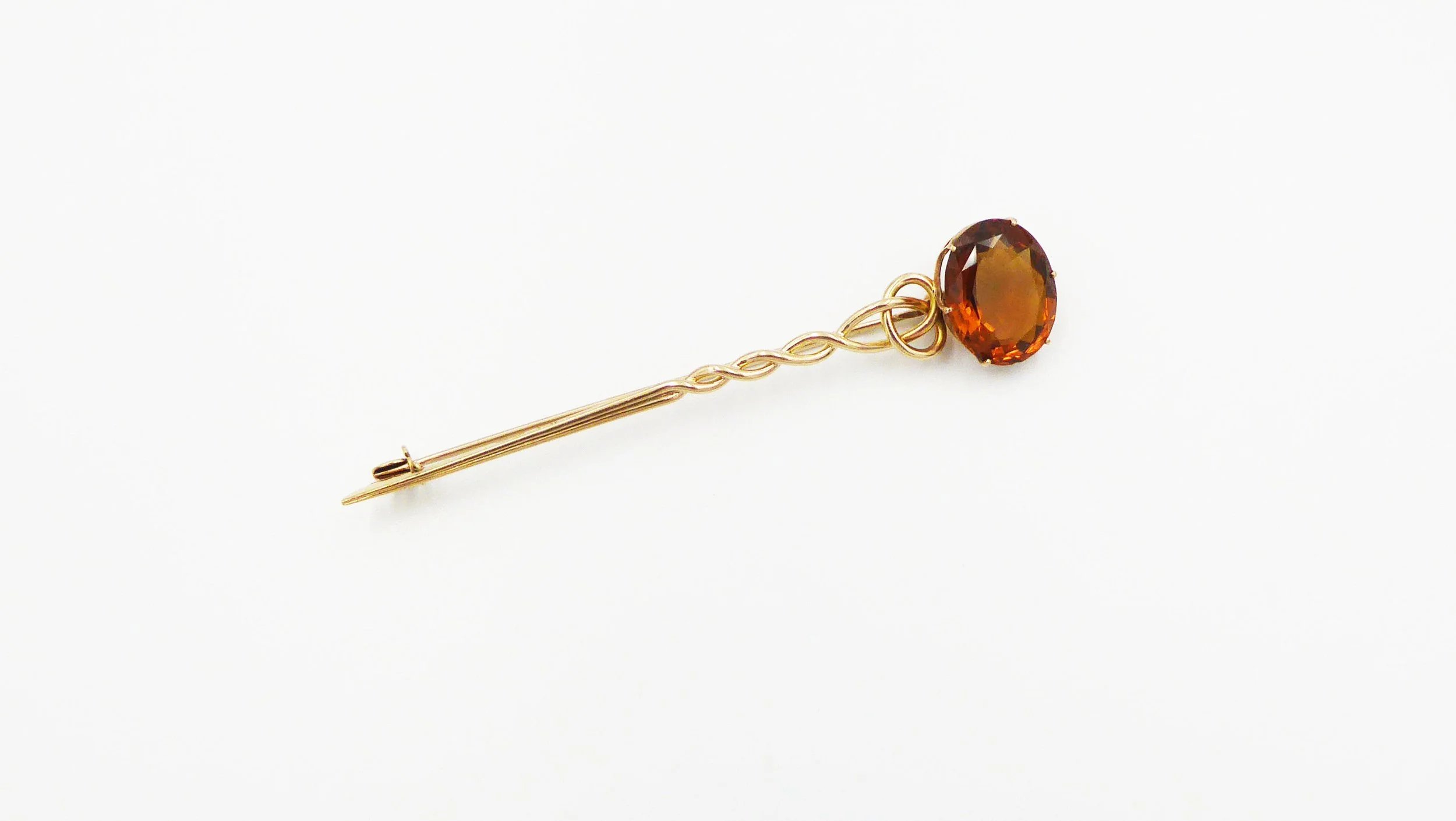 Gold Antique Kilt Pin by Wiliam J. Fraser, Ballater