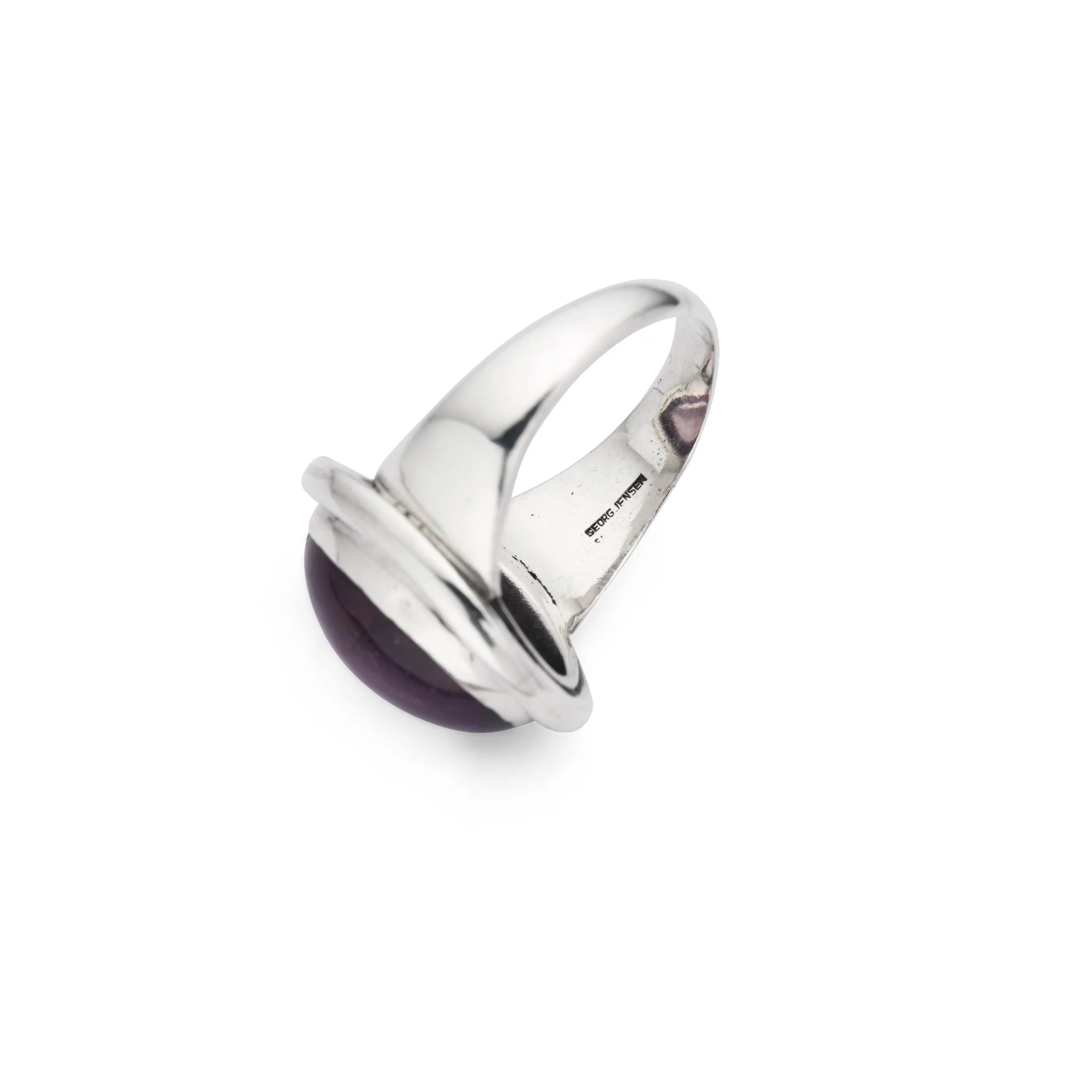 Modernist ring by Georg Jensen, designed by Harald Nielsen, Denmark, c.1950 - side 2