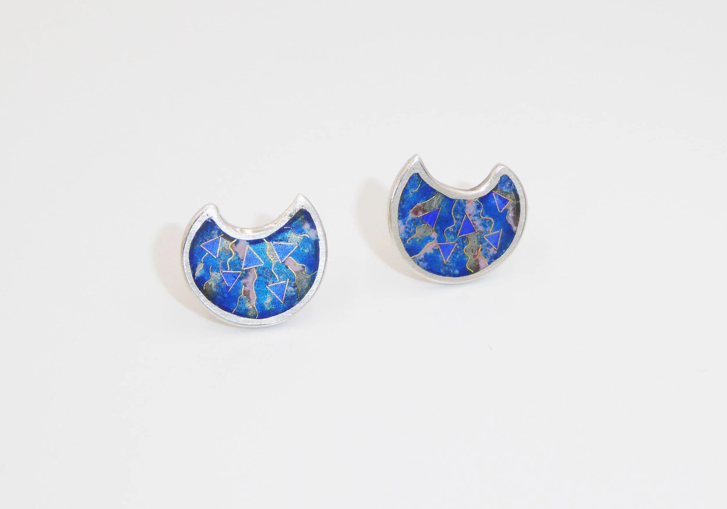 Earrings by Jane Short, Brighton, England
