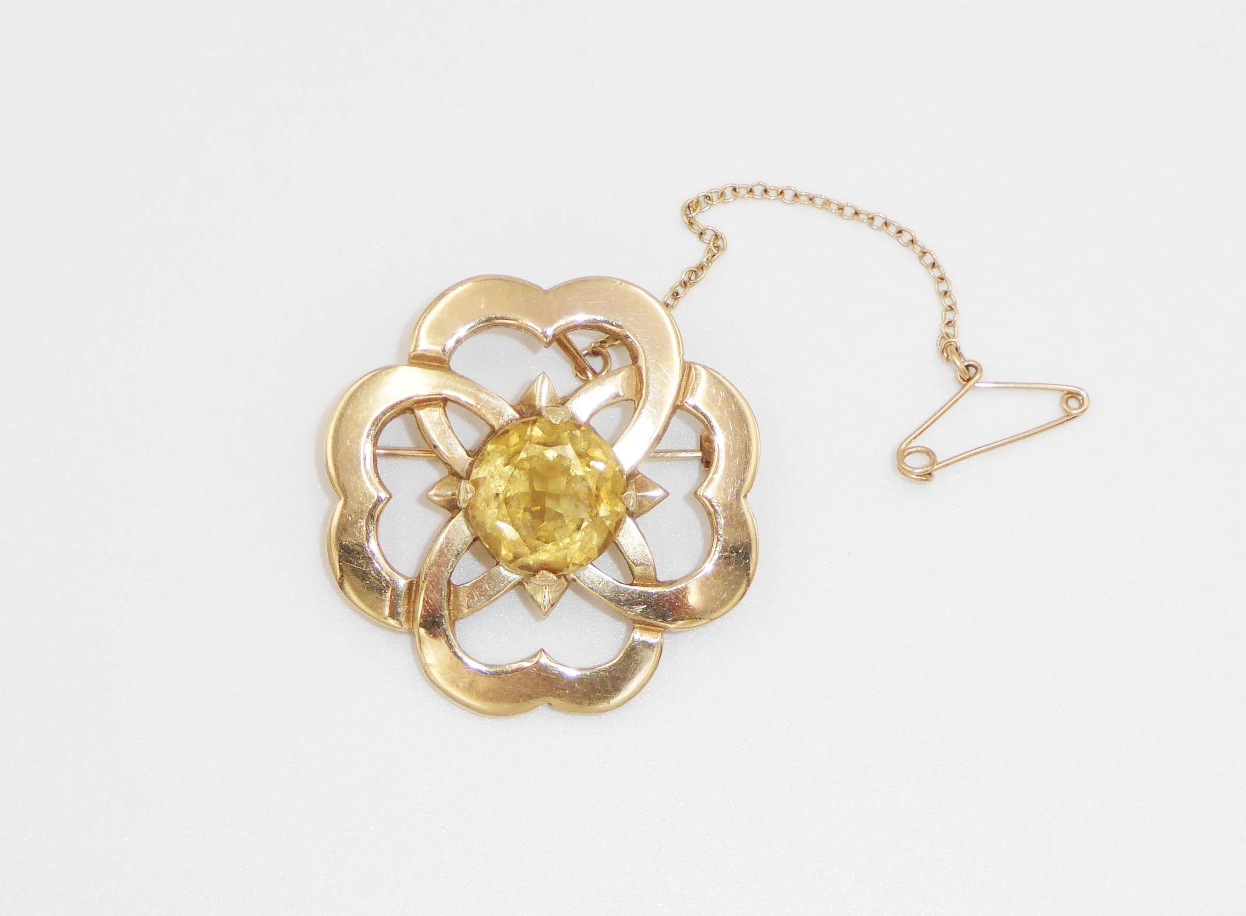 Vintage Heart Brooch by John Fraser, Inverness