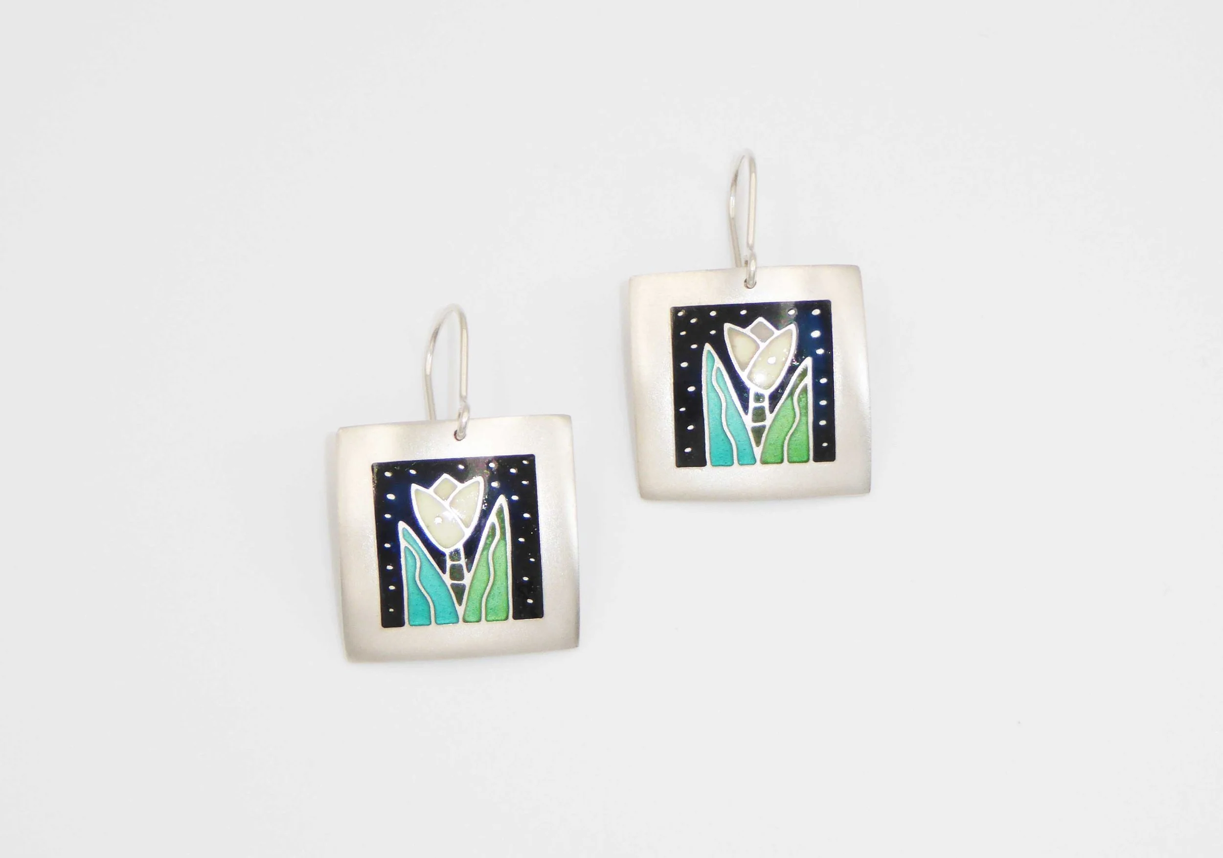 Earrings by Jane Moore, Leamington Spa, UK