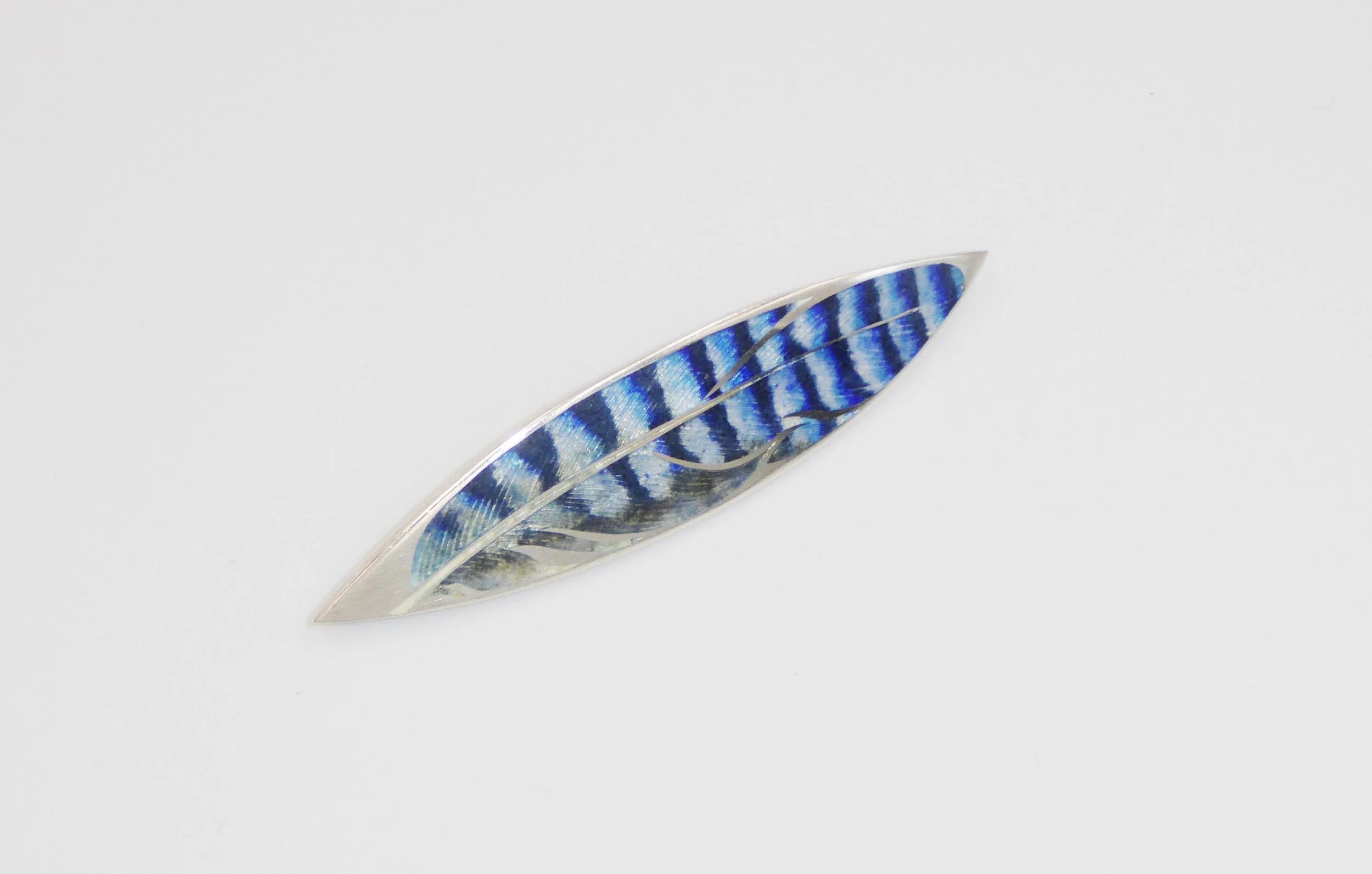 ‘Feather’ Brooch by Jane Short, Brighton, England