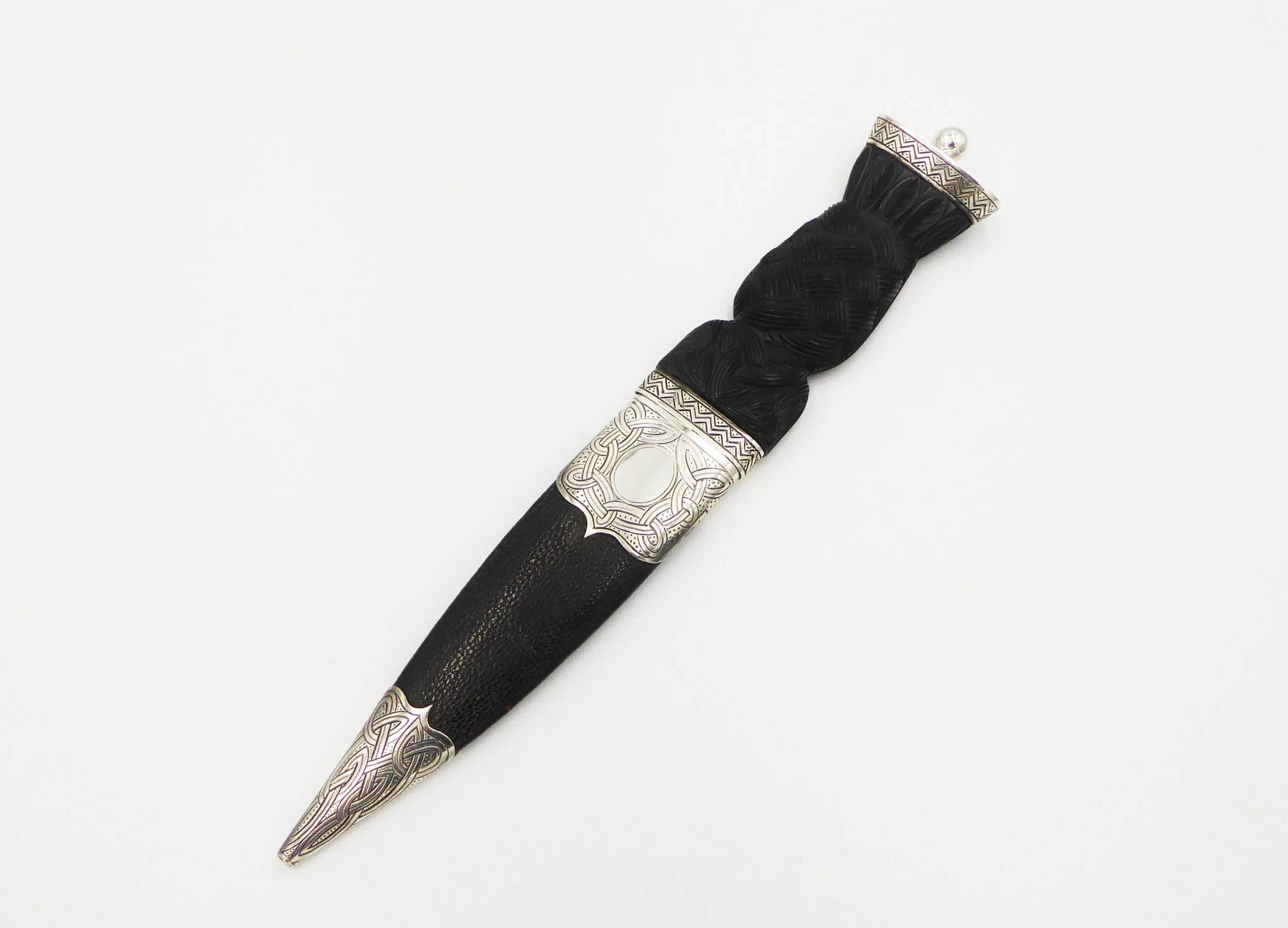 Victorian Scottish silver mounted by John Aitchison, Edinburgh, c.1870-80 - front 2