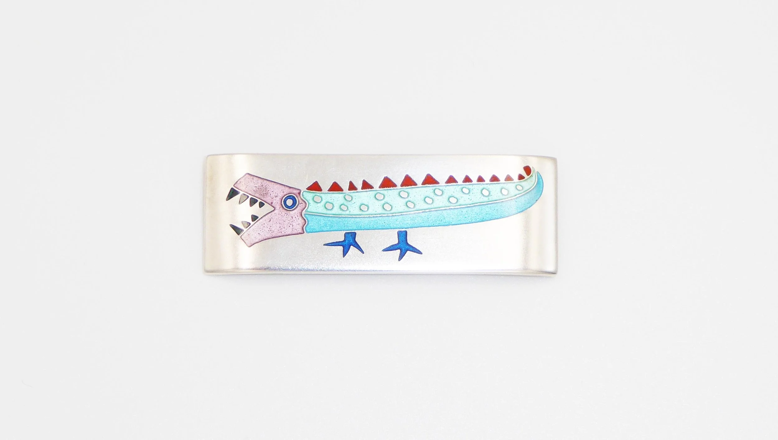 ‘Crocodile’ Brooch by Jane Moore, Leamington Spa, UK