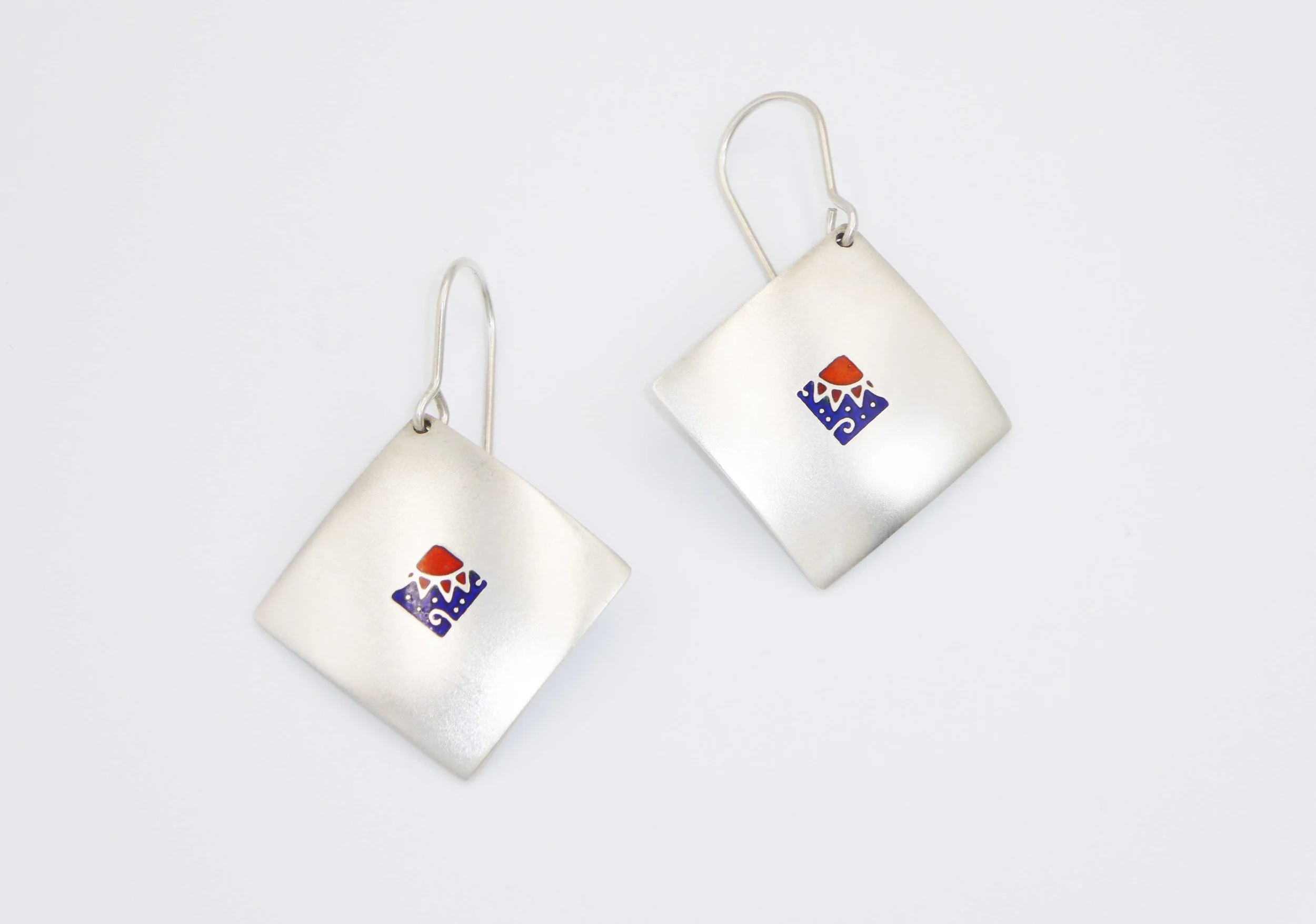 Earrings by Jane Moore, Leamington Spa, UK