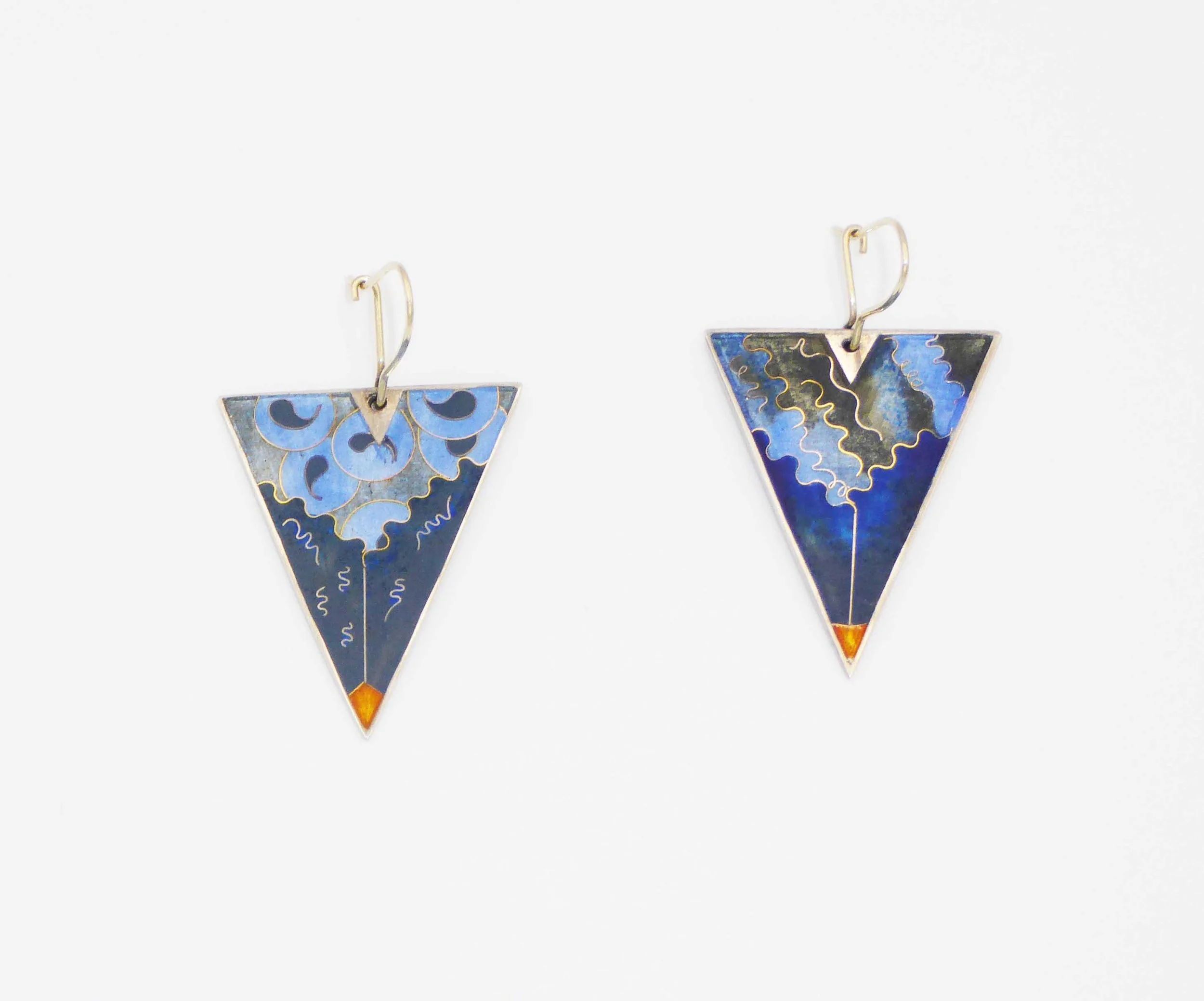 Earrings by Jane Short, Brighton, England