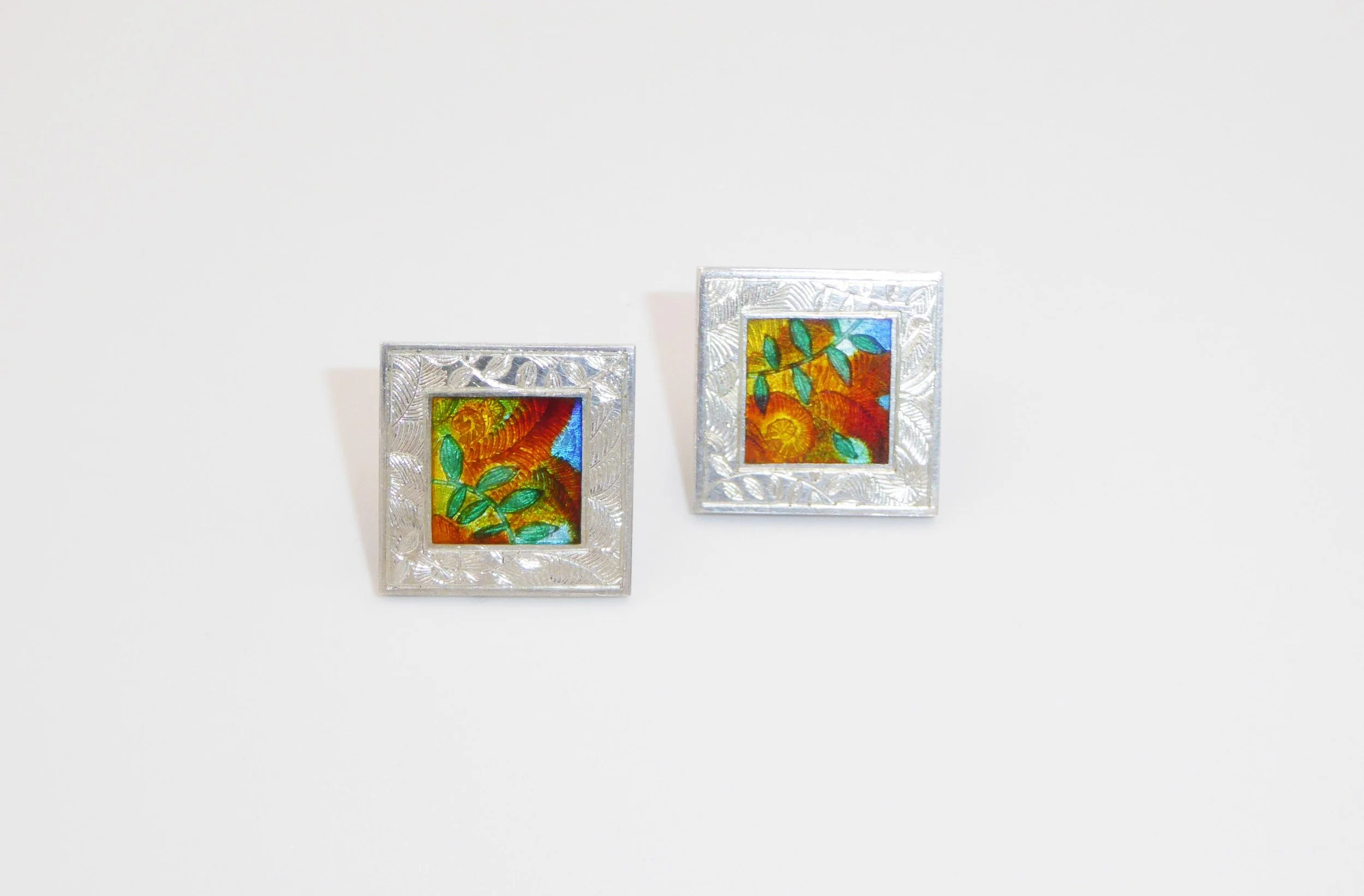 Earrings by Jane Short, Brighton, England