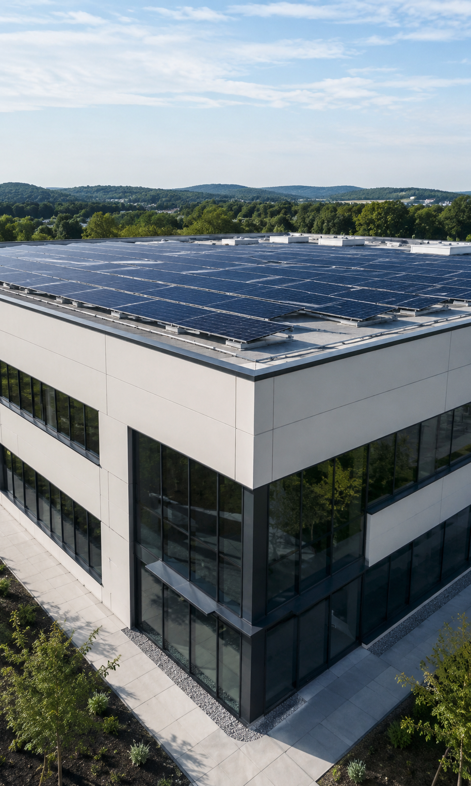 Berechnung der Dachpacht für Photovoltaik auf einem Gewerbedach