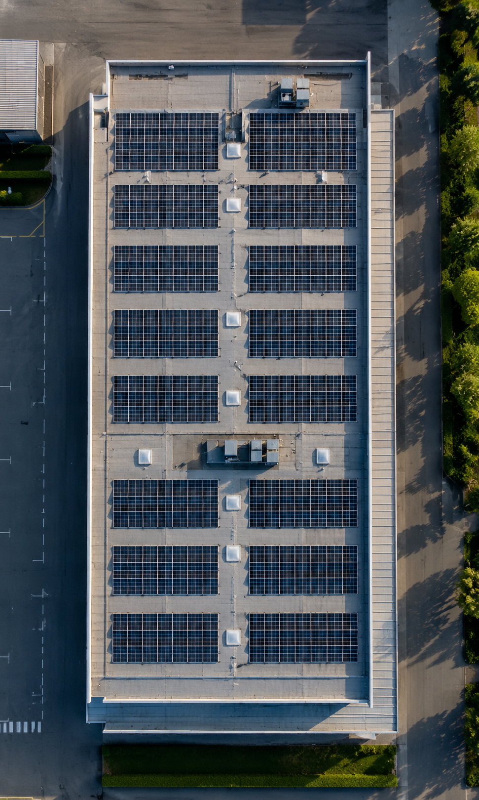 Berechnung der Dachpacht für Photovoltaik auf einem Gewerbedach