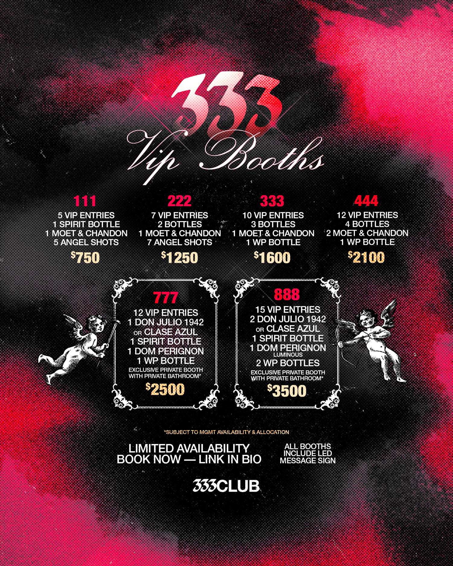 BOOK A VIP BOOTH - 333 CLUB Melbourne — 333 CLUB