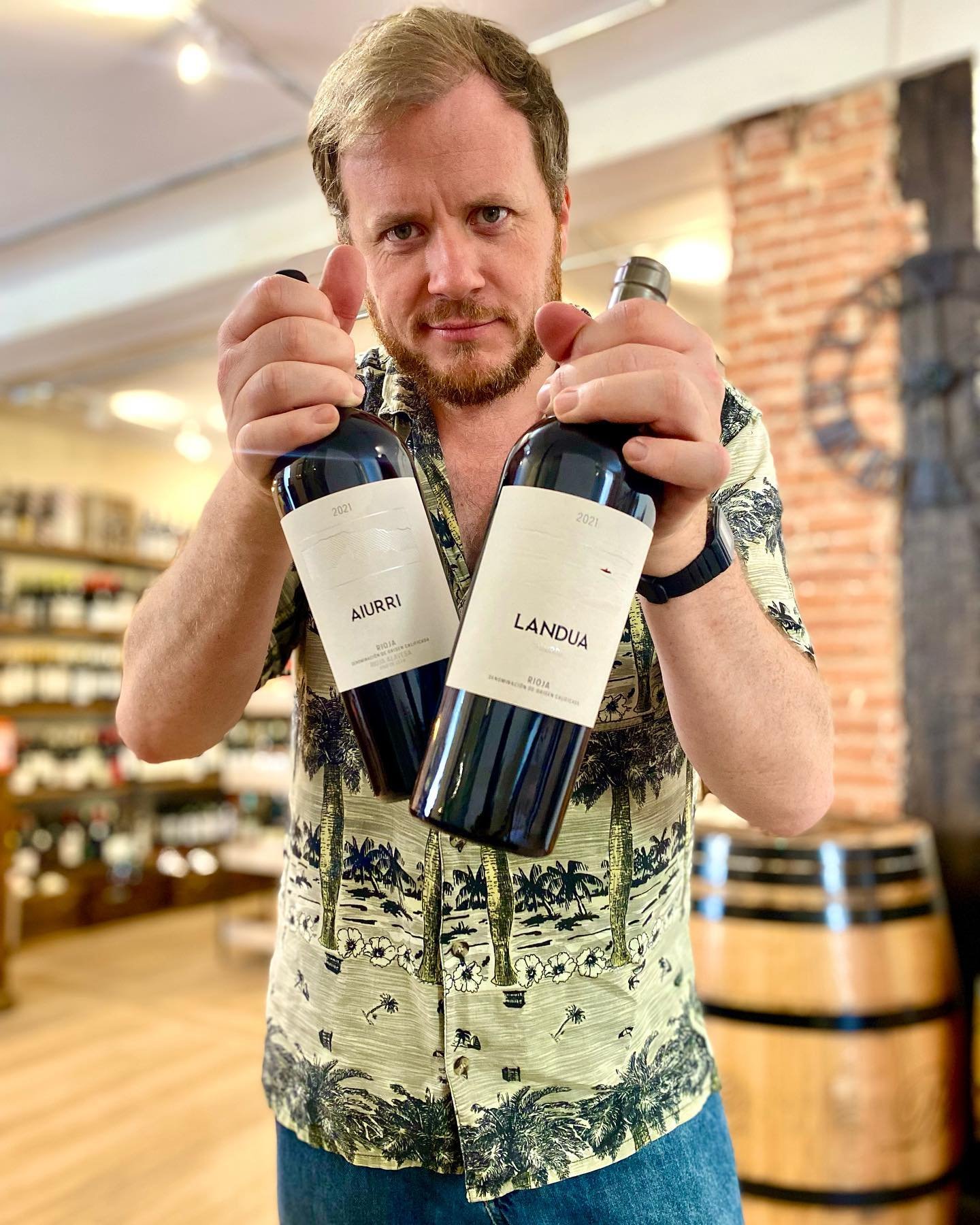 We are super to present a brand new project from @almacarraovejas which we now have, in limited numbers, in our shop! Aiurri and Landua from Leza in the Rioja Alavesa subzone of @rioja These are wines made from small plots. Landua - a multivarietal b