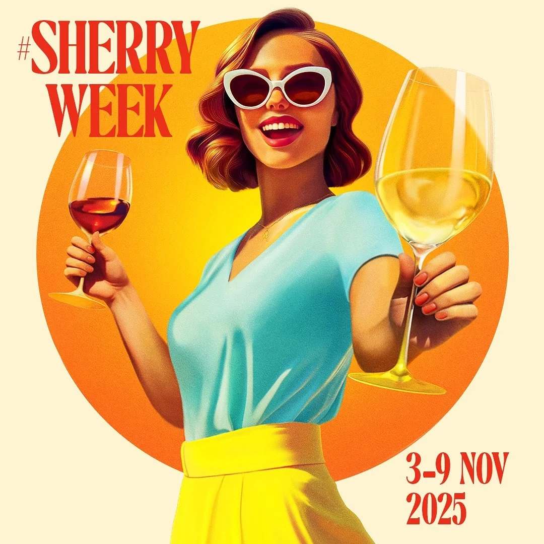 IT&rsquo;S BACK! Sherry Week is here once again! Get it in your diaries. Educative classes, bodega tastings, pairing menus. As always we will become your bilingual sherry shrine this November. // &iexcl;HA VUELTO! &iexcl;La Sherry Week est&aacute; aq
