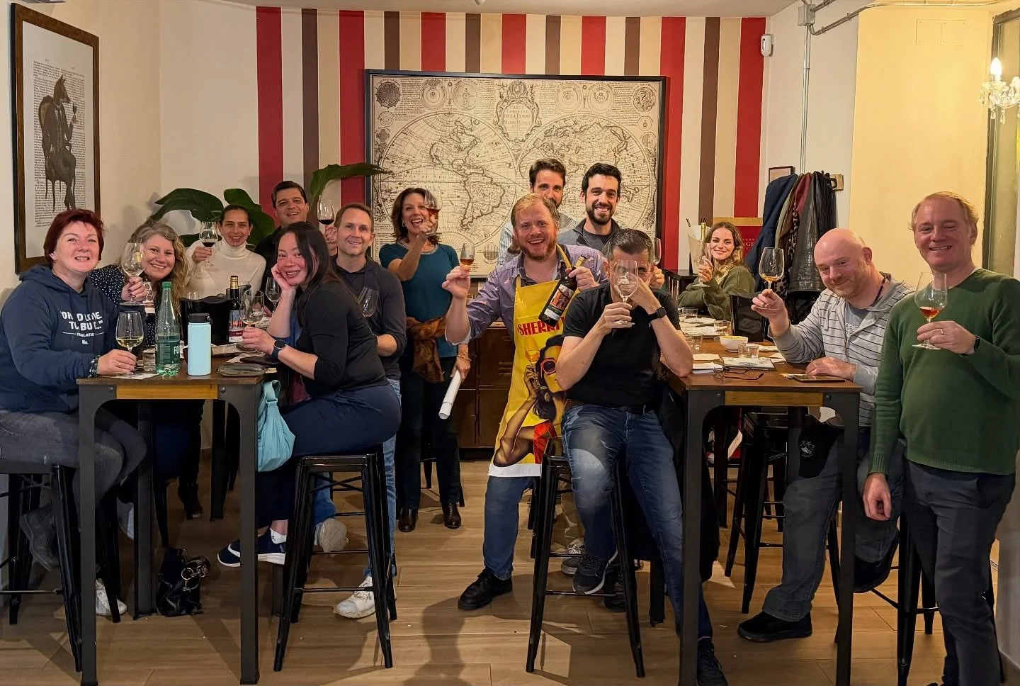 What a wonderful Friday we had. It might have been raining outside but the Andalusian sun was shining in our shop as we tasted the extraordinary wines from @cayetanodelpino Viva el Jerez! @sherrywinesjerez // Qu&eacute; viernes tan maravilloso tuvimo