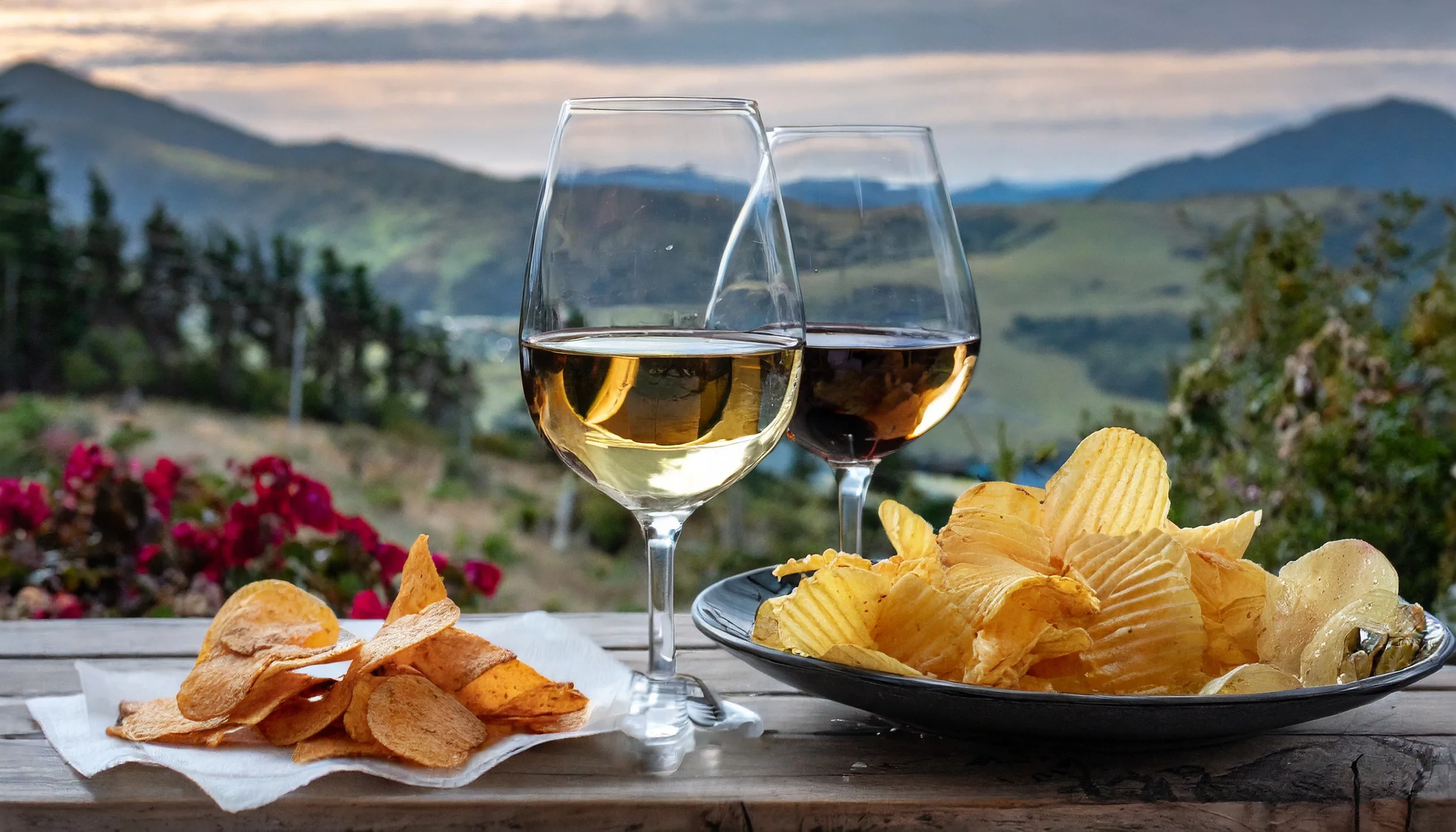 INSIDE THE BOTTLE: WINE AND POTATO CHIPS