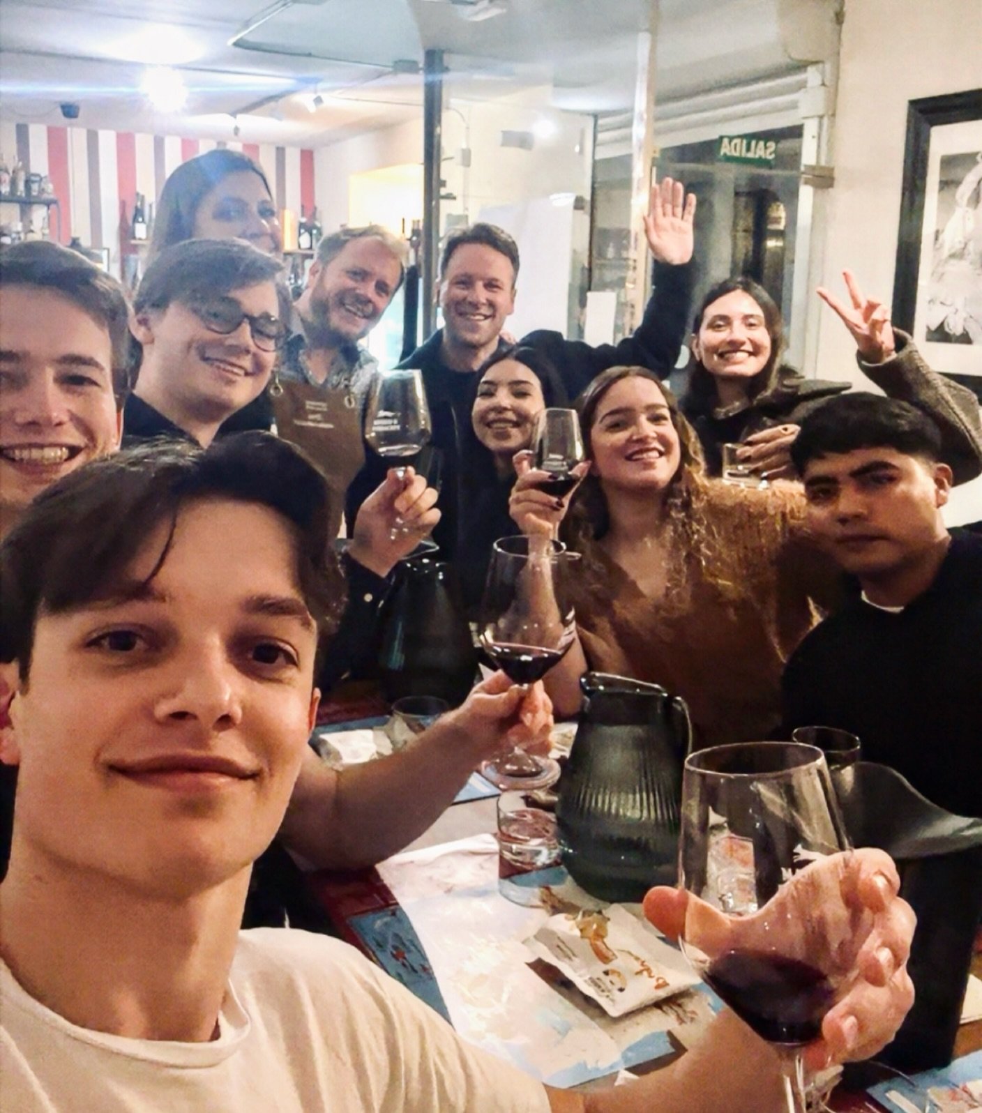 Thanks for the photo! One of our primary jobs is teaching people about the wonders of Spanish wine. The good thing, our secondary function comes naturally - creating memories for our visitors. // &iexcl;Gracias por la foto! Uno de nuestros trabajos p