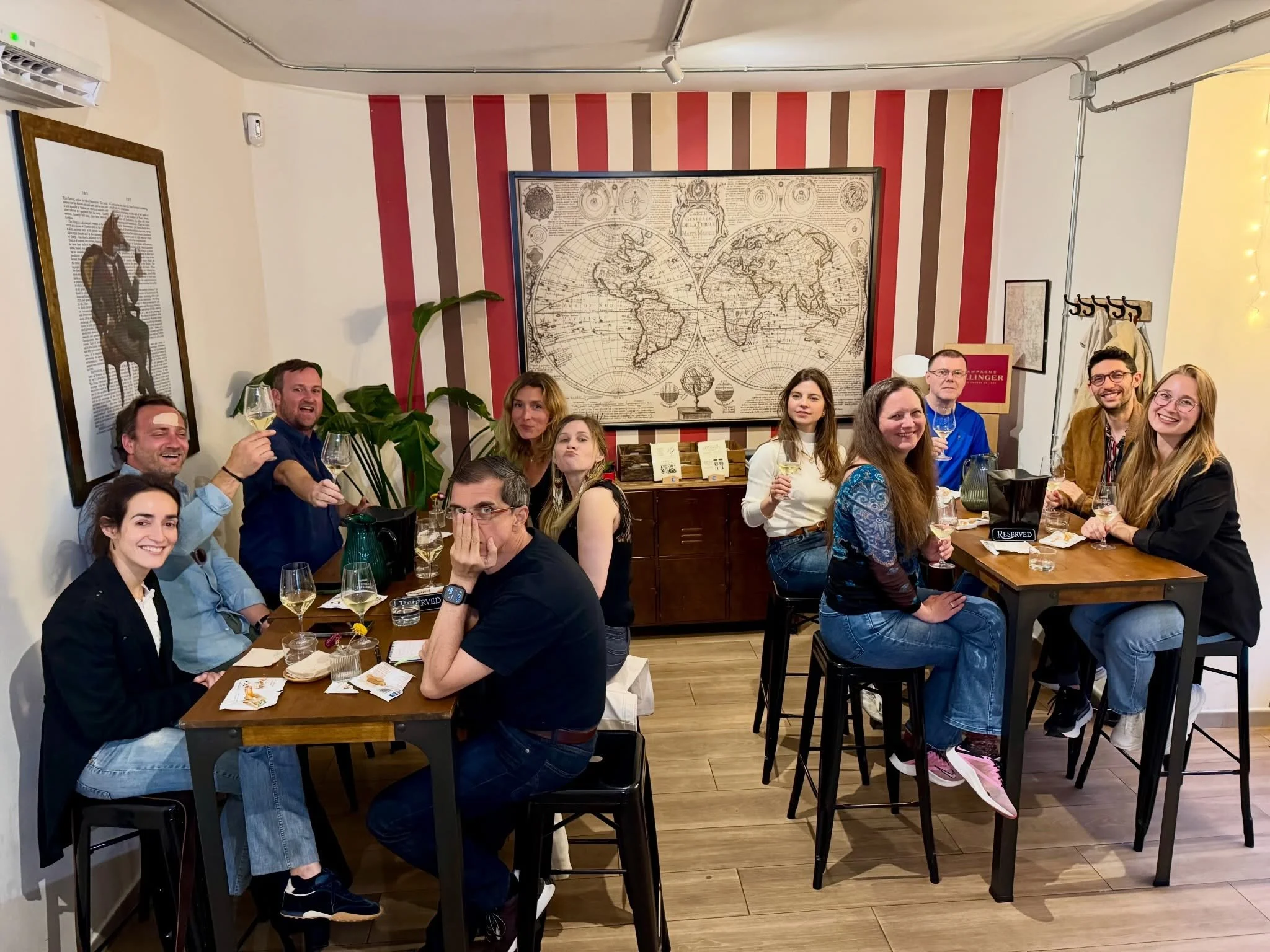Last night&rsquo;s wonderful celebration of Sauvignon Blanc. We started in the south of France then jumped in a very antipodean way to New Zealand. We finished with local versions from Rueda and Alicante. A very refreshing winetasting indeed! // La m