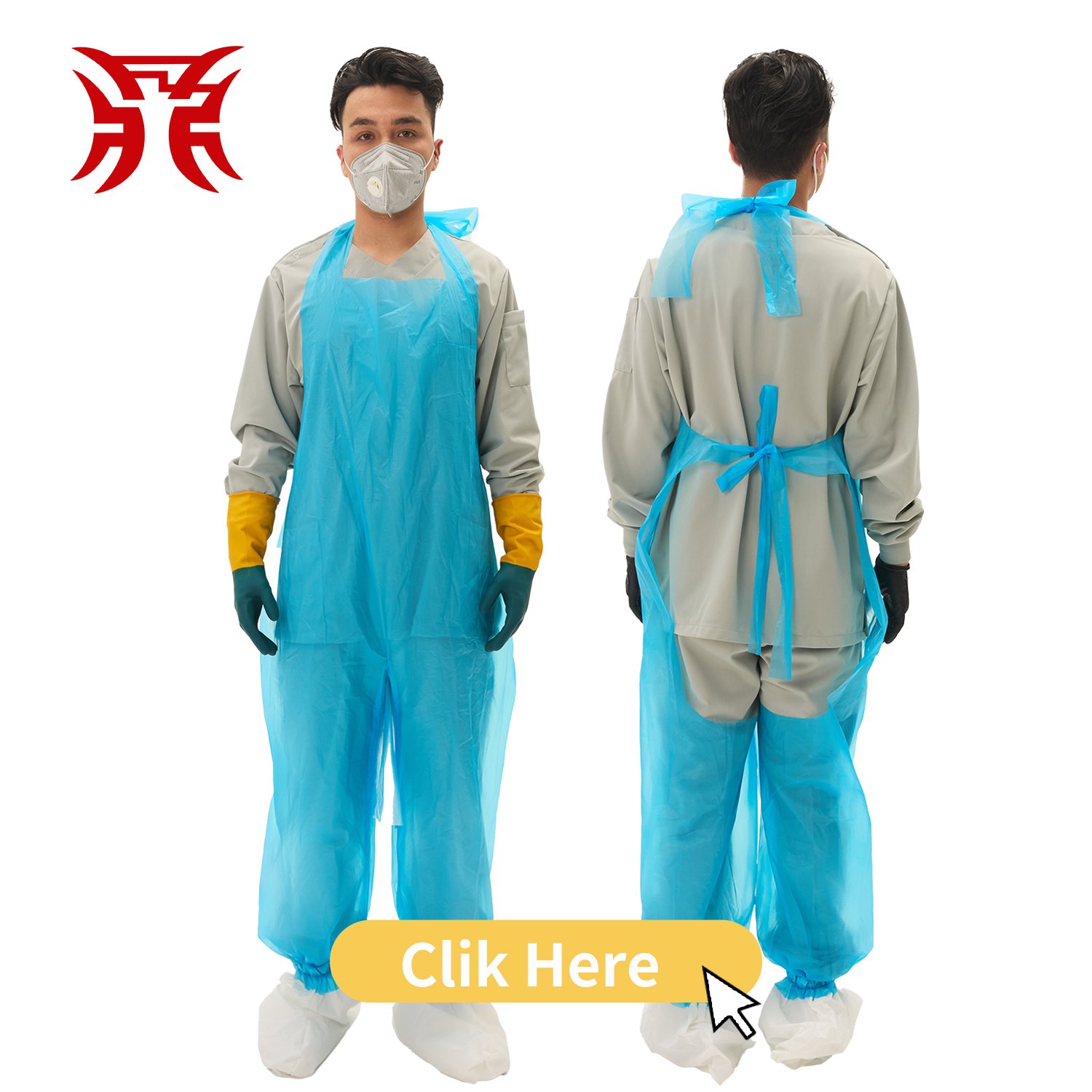 Disposable PE Jumpsuit