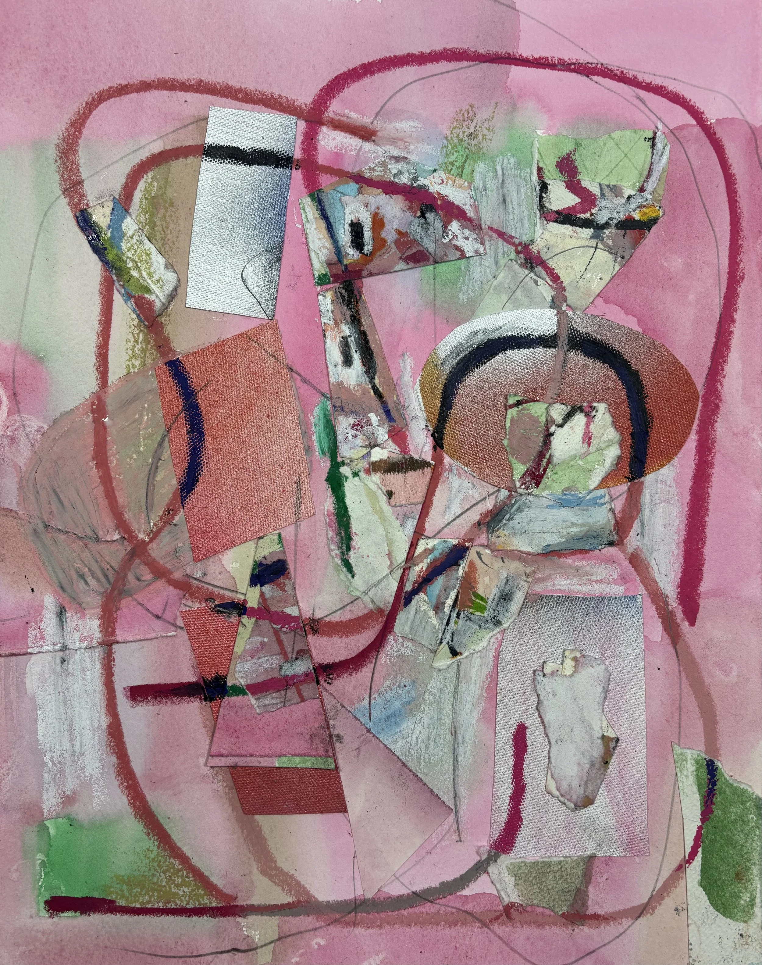 "Universal language"
mixed media, collage on paper
13x10 inches
33x25.5cm
2026