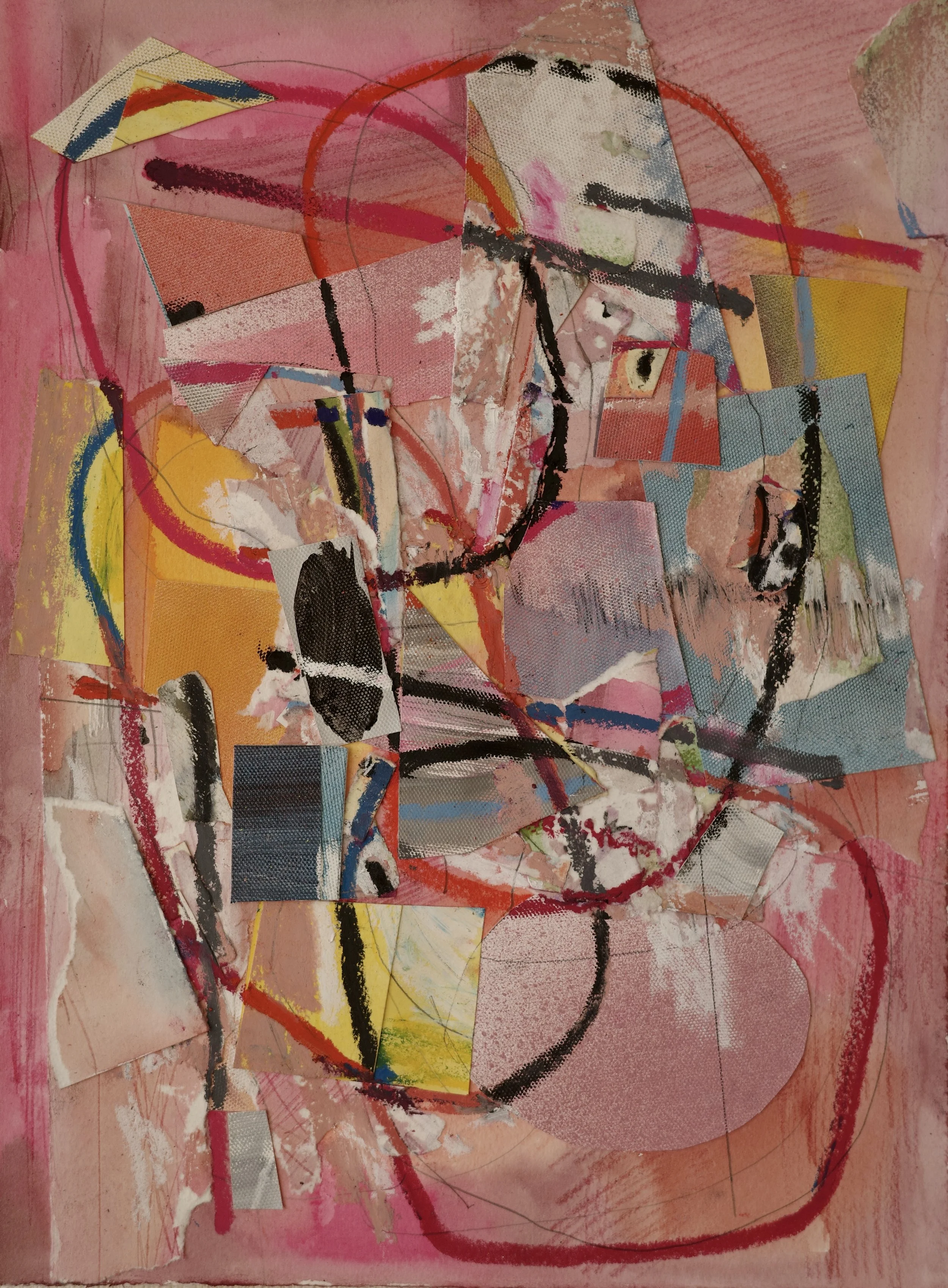 "Untitled"
mixed media, collage on paper
15x11.5 inches
38x27 cm
2026