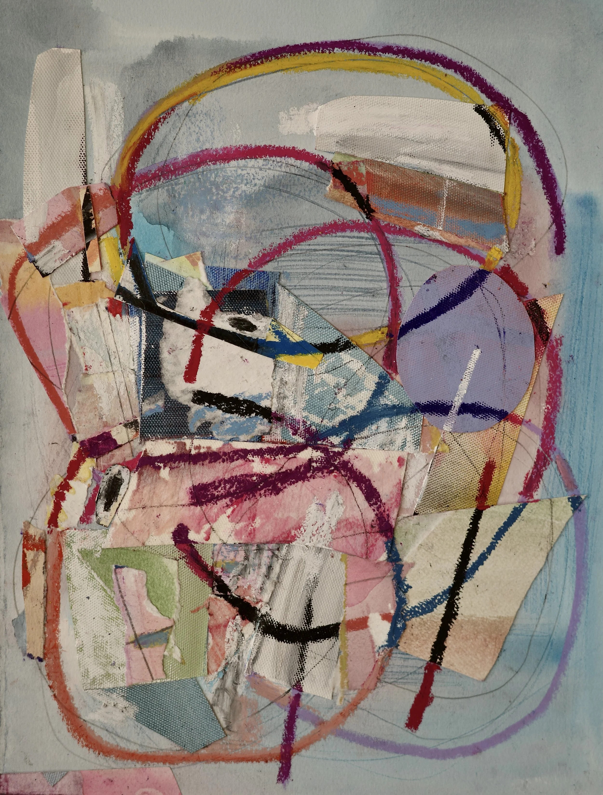 "Floating point"
mixed media, collage on paper
13x10 inches
33x25.5cm
2025