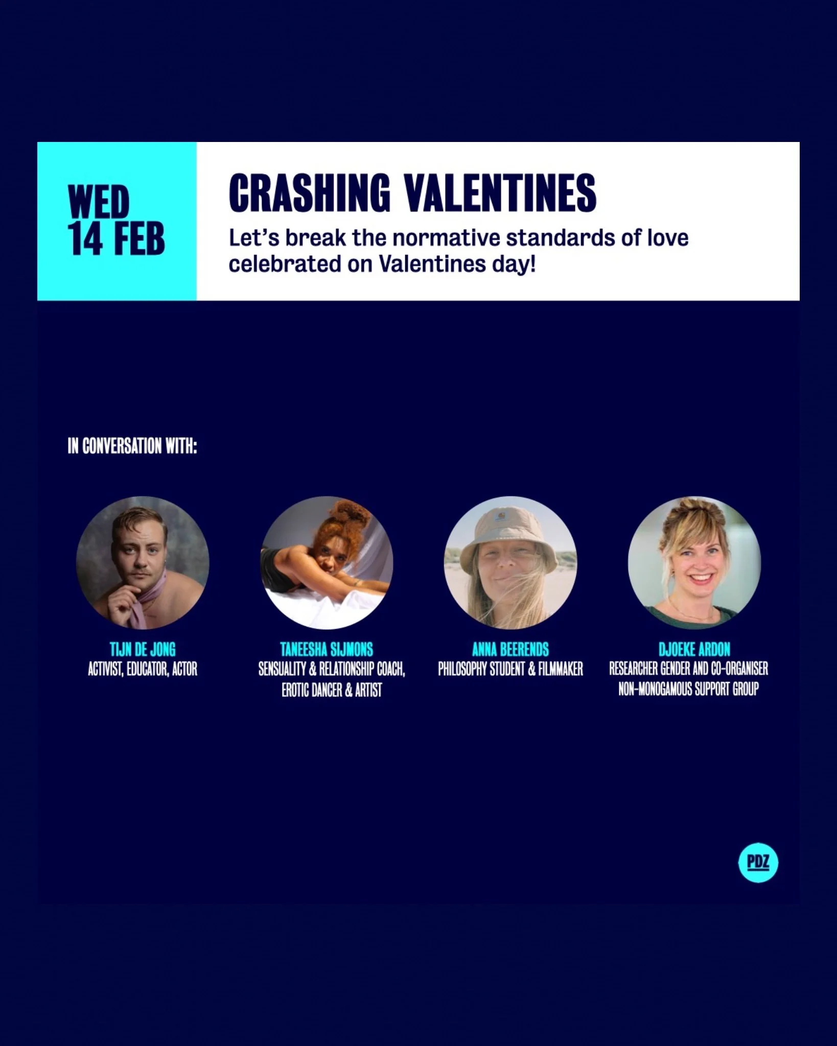 Panelist Crashing Valentines, Pakhuis de Zwijger