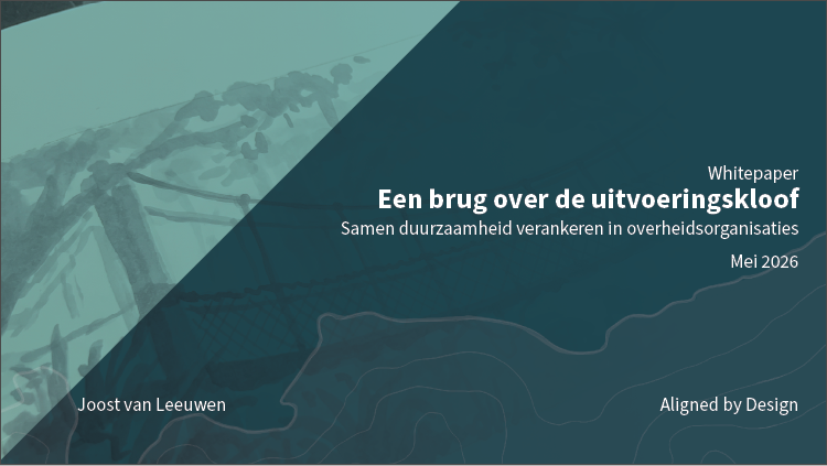 Whitepaper: Samen duurzaamheid verankeren in overheidsorganisaties.
