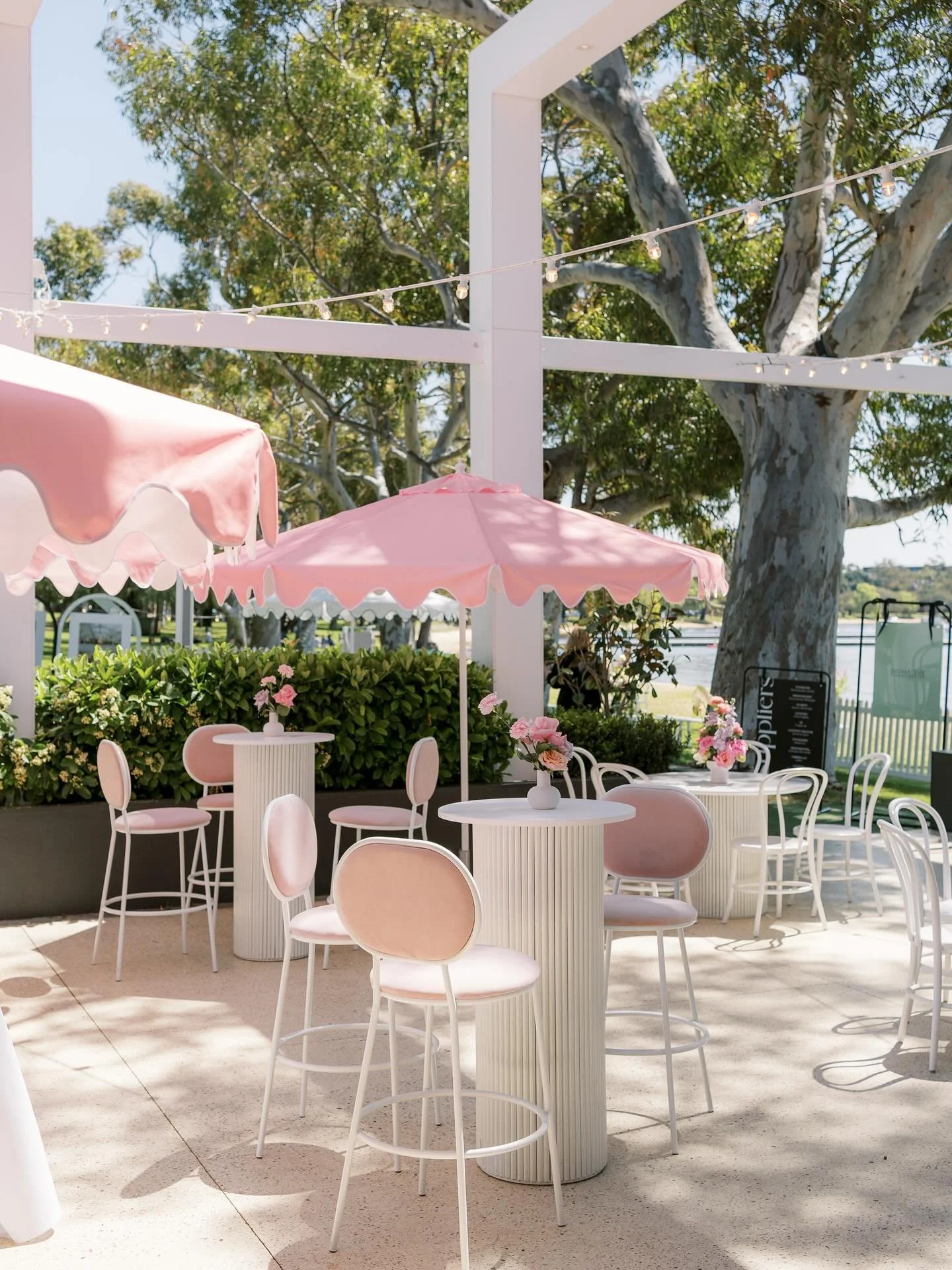 She&rsquo;s pink, she&rsquo;s pretty and she&rsquo;s perfect for any occasion ~ our premium wave sitting pretty at @matildabayweddings