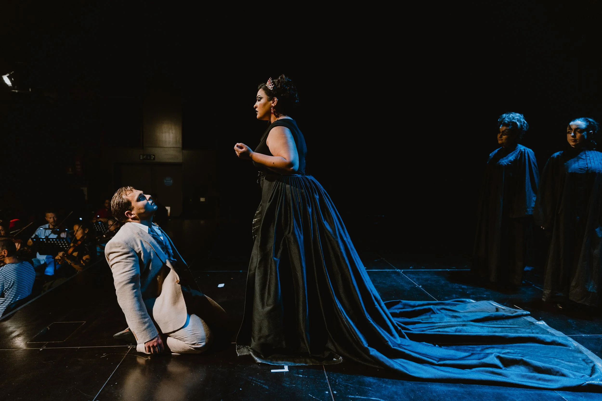 ‘Die Zauberflöte’, by Mozart. ‘Queen of the Night’, Croatian Opera Academy, August 2025. 
Photo taken by Monika Rusak.