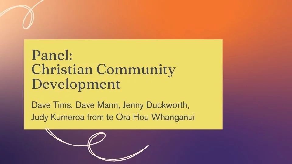 Panel: Christian Community Development