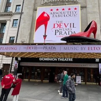 A project we worked on where we sprayed all of the panels for the underside of the marquee at the Dominion theatre.  Check it out if your passing 😁