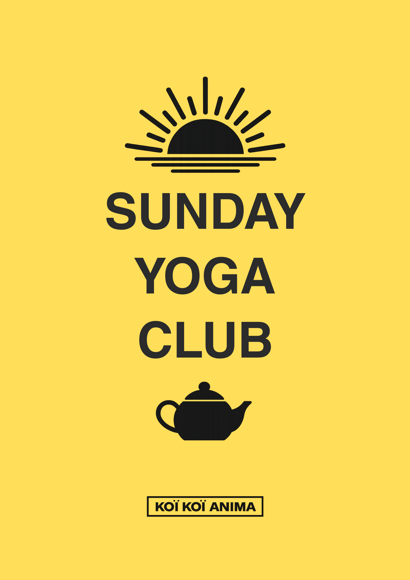 SUNDAY YOGA CLUB - July 5 - FRIENDS TICKET