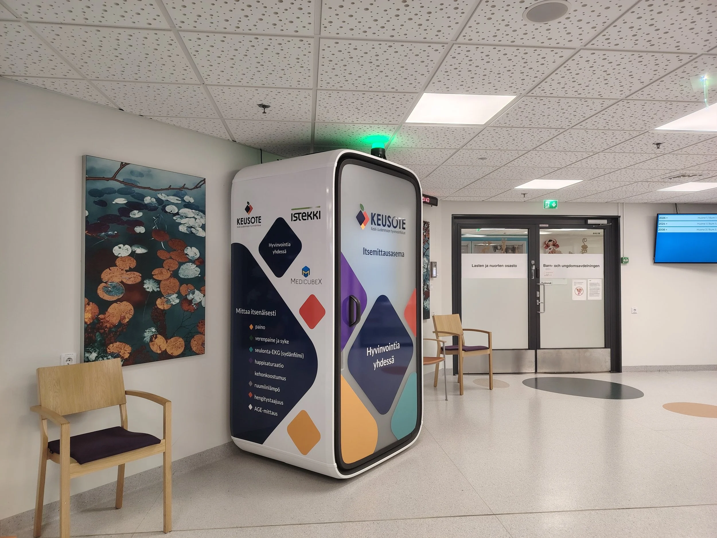 eHealth Station at Hyvinkaa hospital urgent care unit