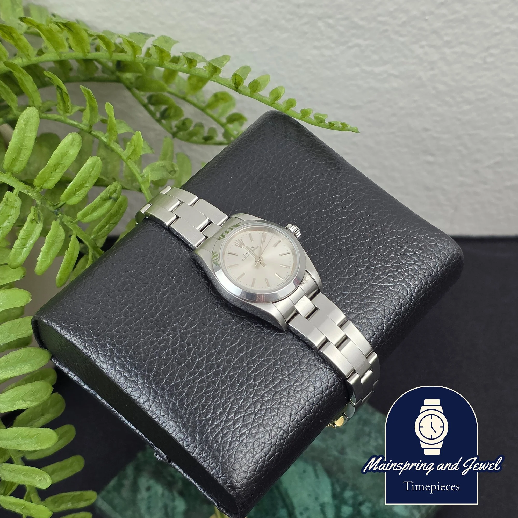 Rolex Oyster Perpetual 24 - Smooth on Oyster w/ Silver Dial