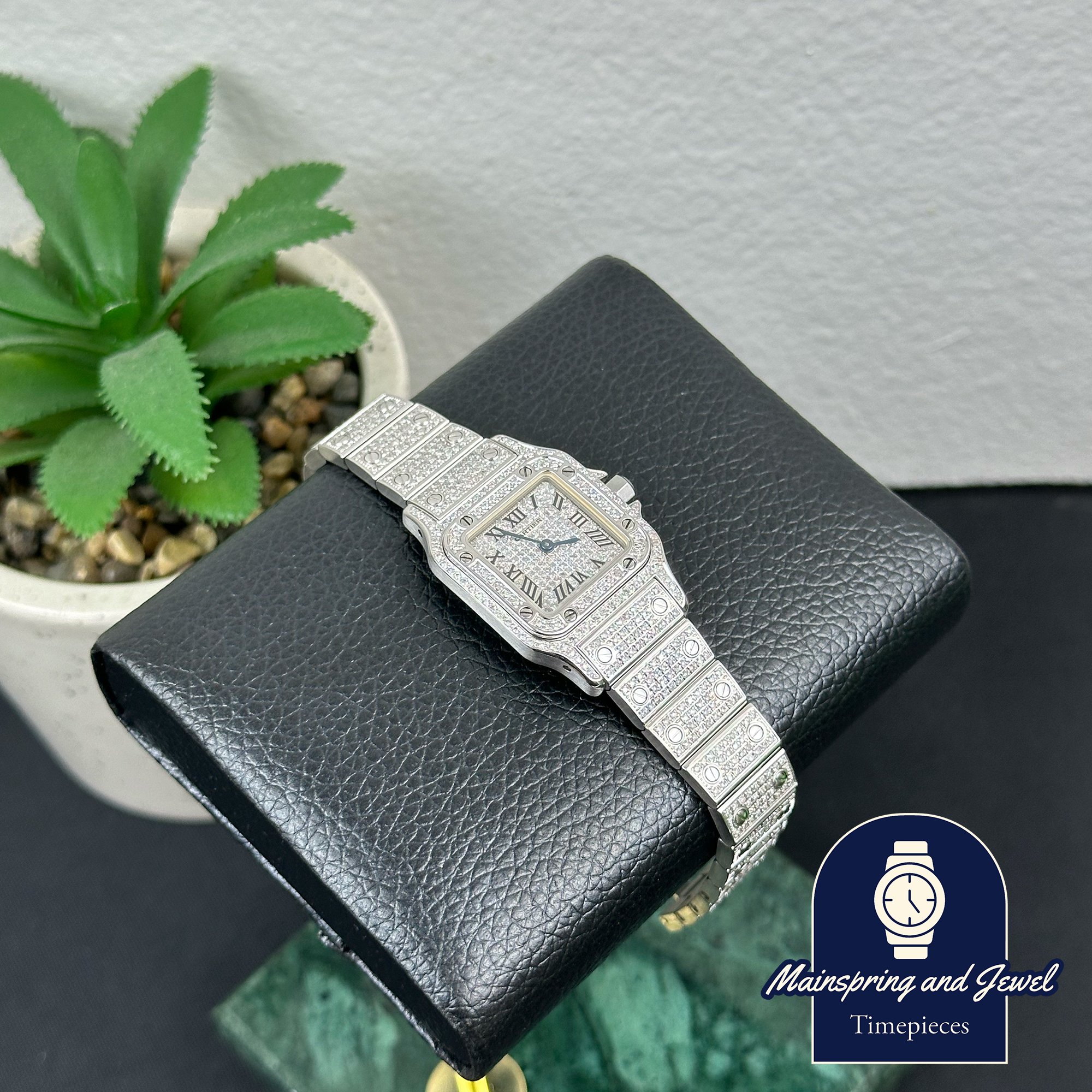 Cartier Santos Galbee - Aftermarket Bussdown