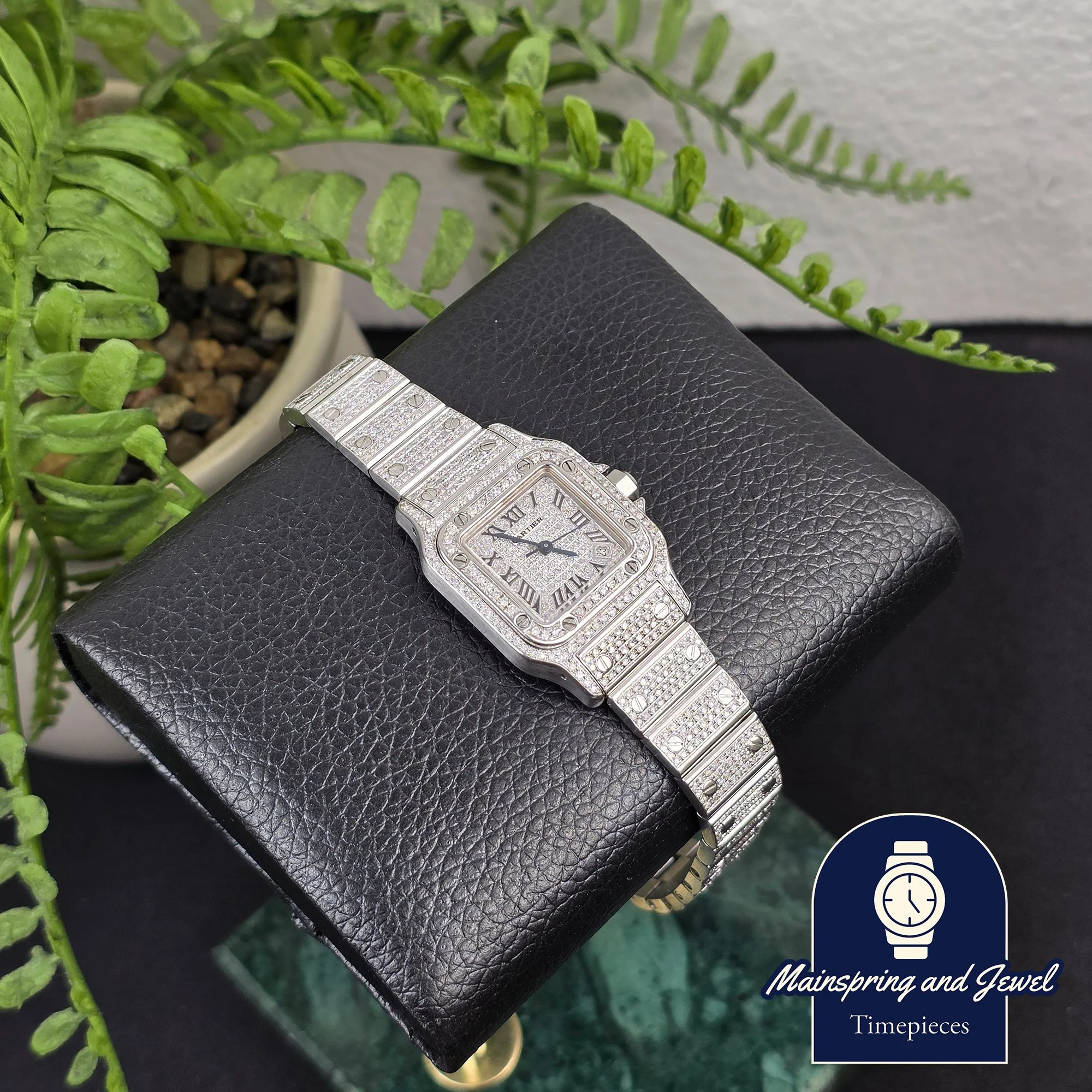 Cartier Santos Galbee - Aftermarket Bussdown