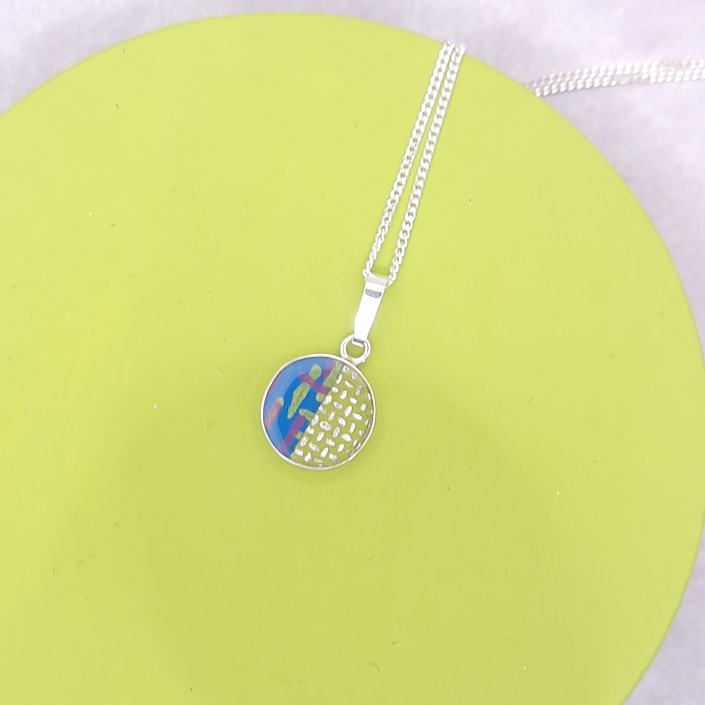 Dot Pendant -  Blue Violet