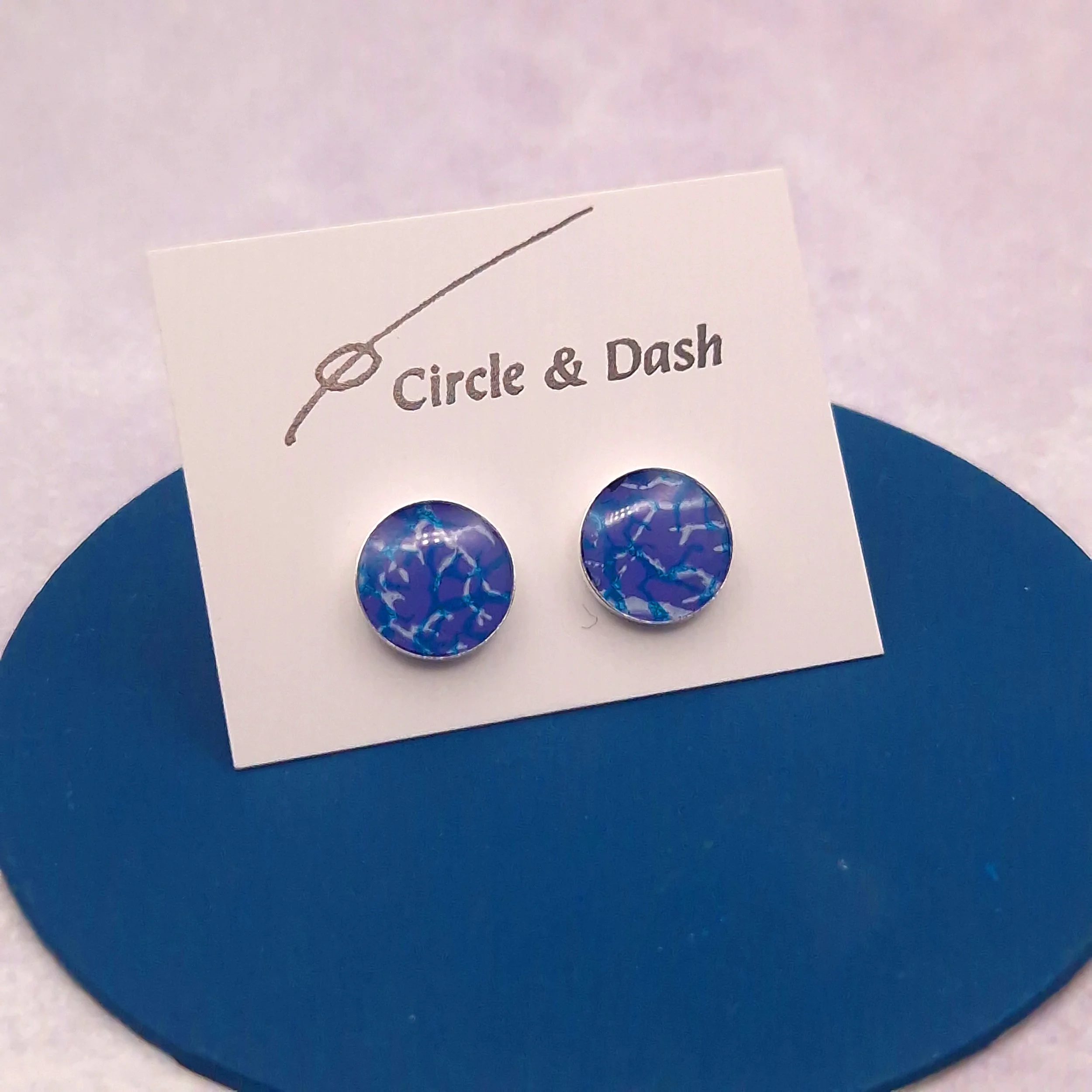 Large Studs - Lilac Lagoon