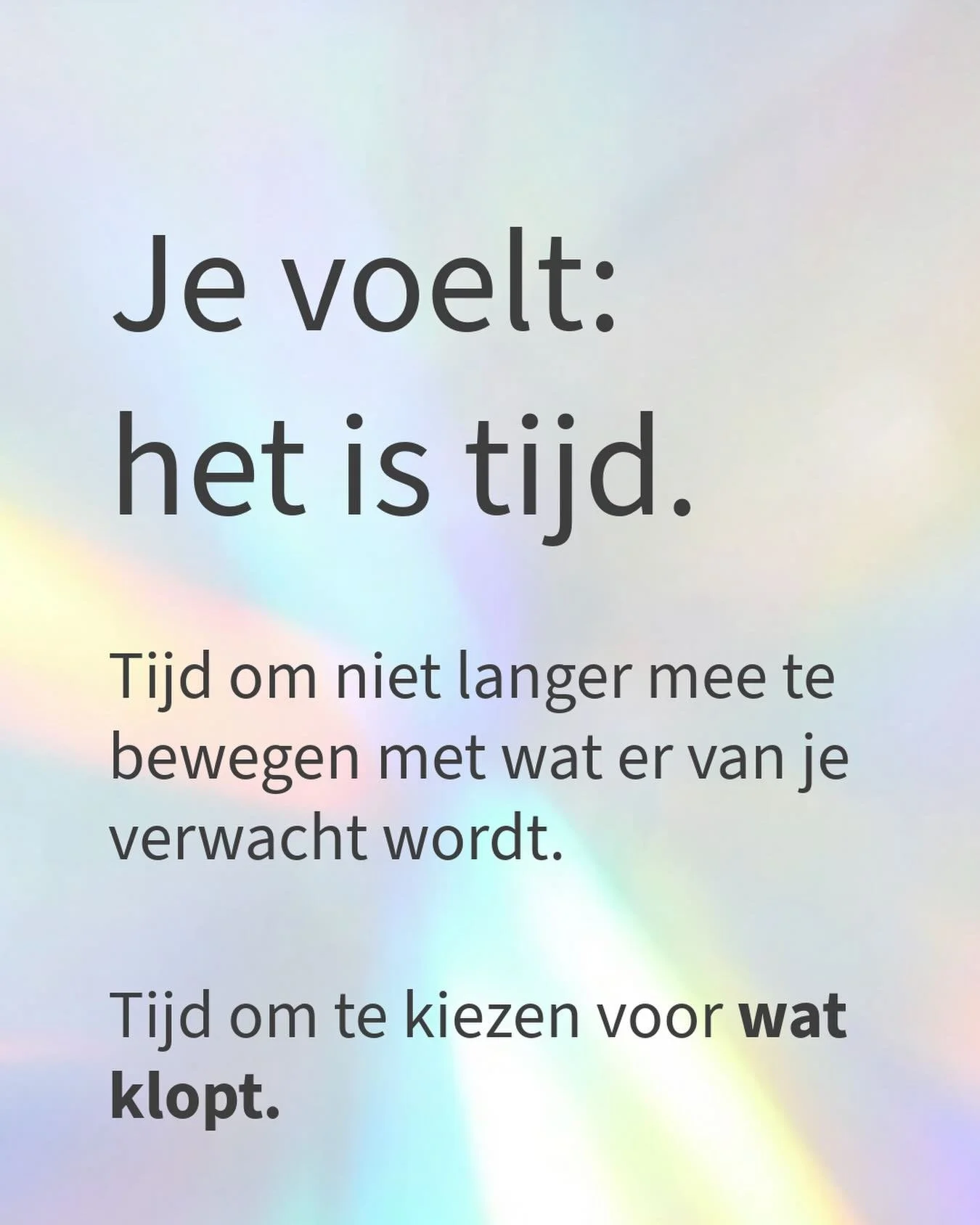 𝟭:𝟭 𝗠𝗲𝗻𝘁𝗼𝗿𝘀𝗵𝗶𝗽 - 𝗮 𝗱𝗲𝗲𝗽 𝗱𝗶𝘃𝗲.

Je voelt: het is tijd.

⚡️Tijd om niet langer te twijfelen of mee te bewegen met wat er van je verwacht wordt.

⚡️Tijd om terug te keren naar jezelf en te kiezen voor wat klopt.

In dit traject leer